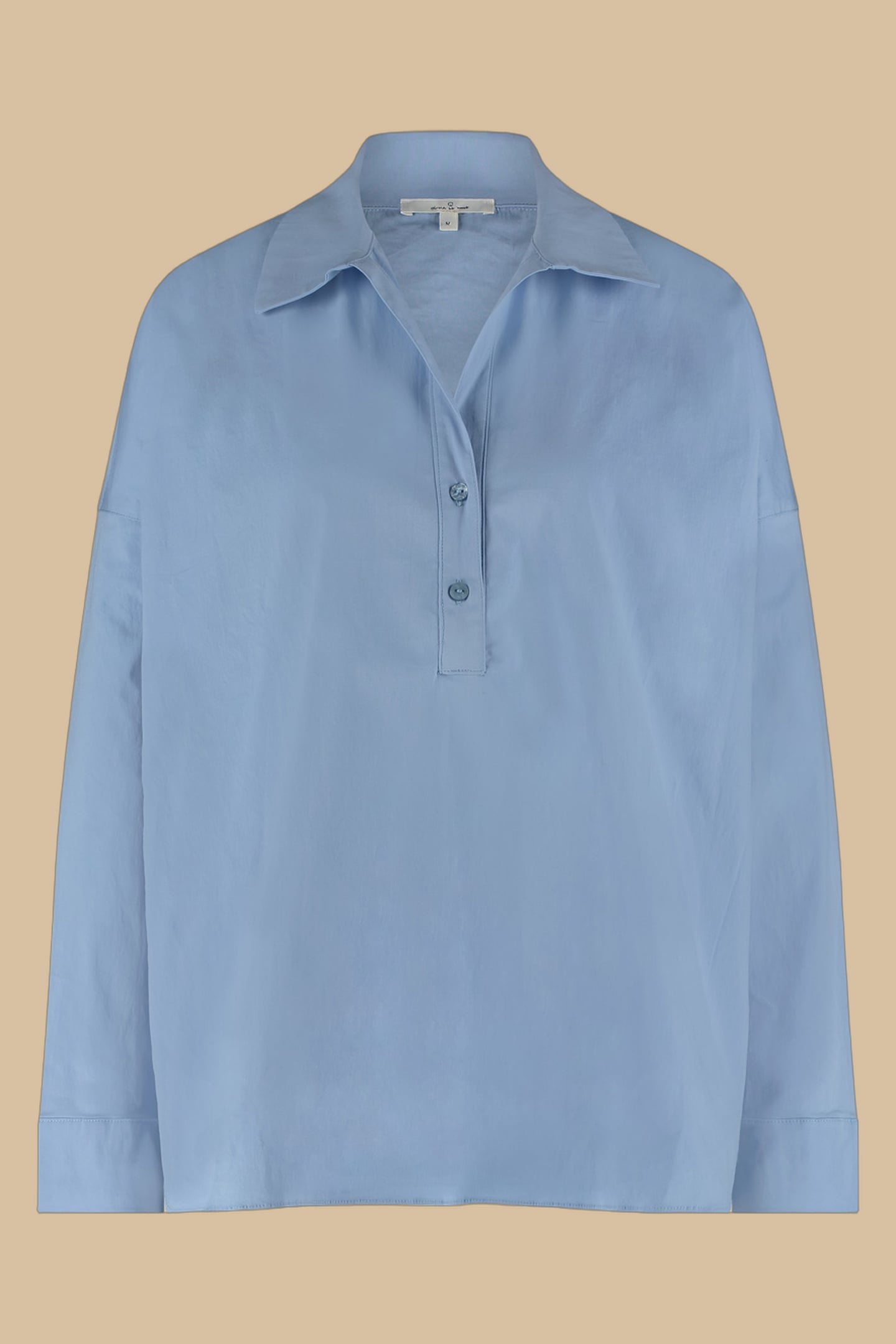 Circle of Trust Tess Blouse Fresh Water Maat: XL | Longsleeves Outlet | Dames | Blauw