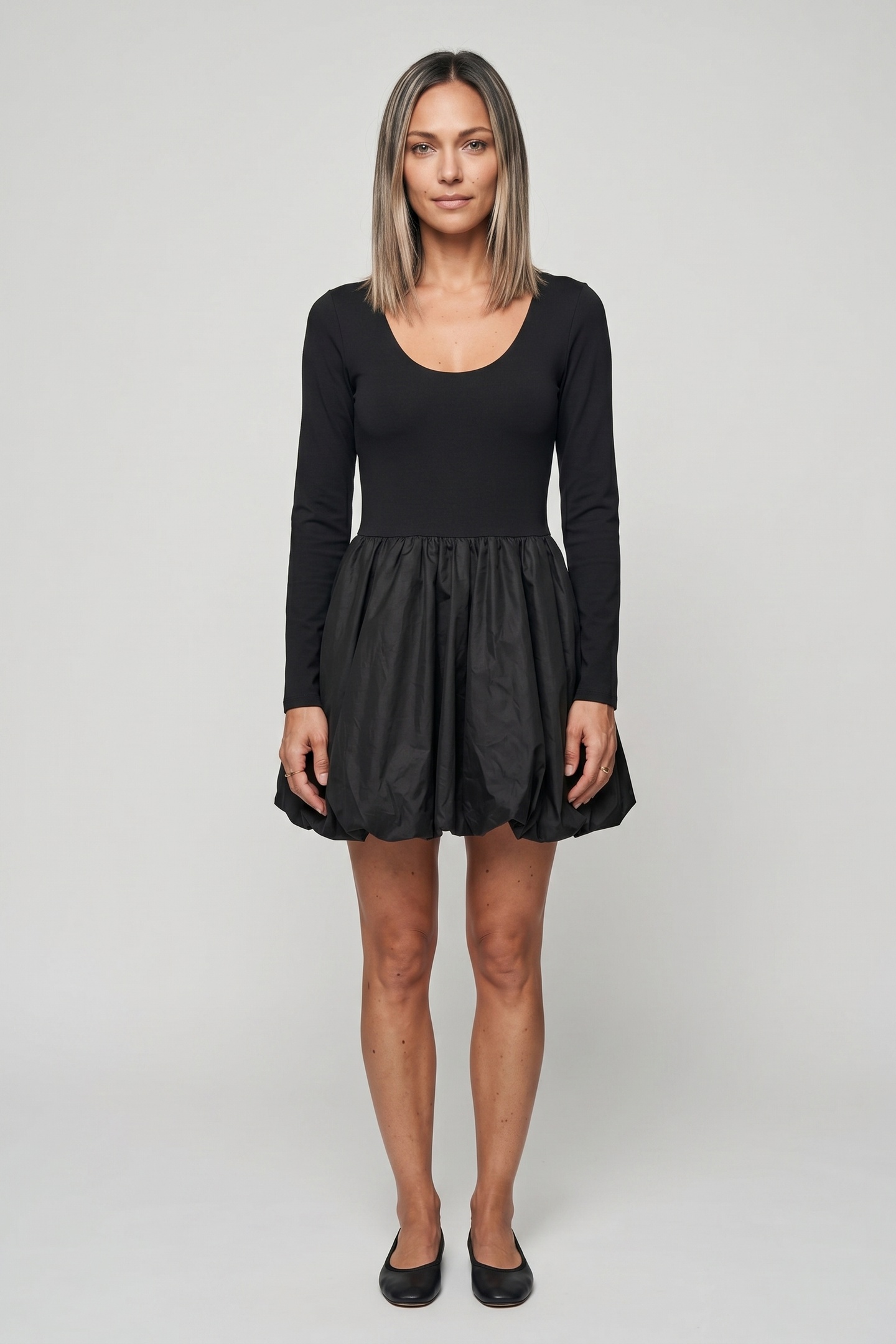 & Other Stories Thea Dress Black Maat: S | Mini Jurken Outlet | Dames | Zwart