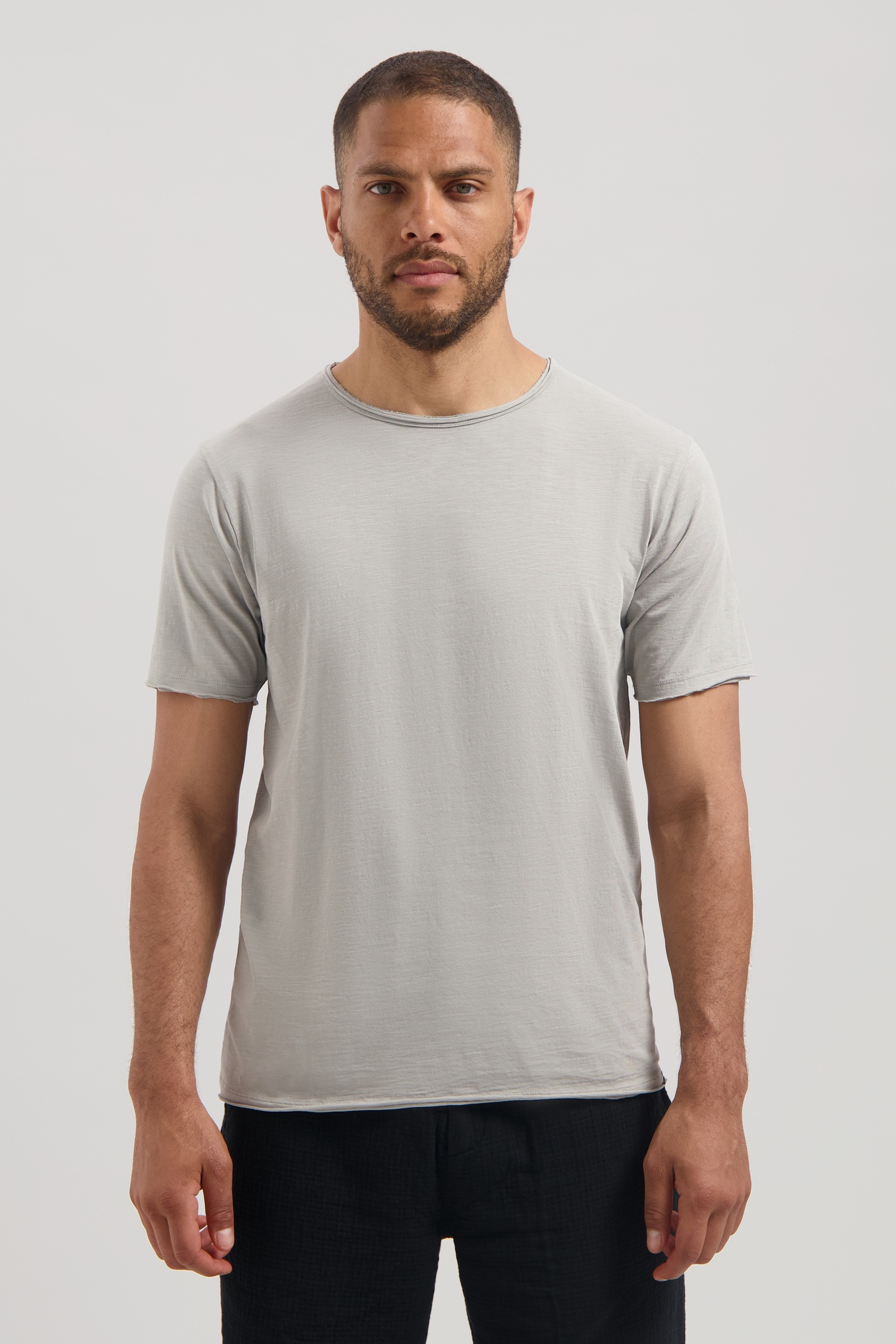 Dstrezzed Ds_mc Queen Tee Ghost Grey Maat: S | Basic T-Shirts Outlet | Heren | Grijs