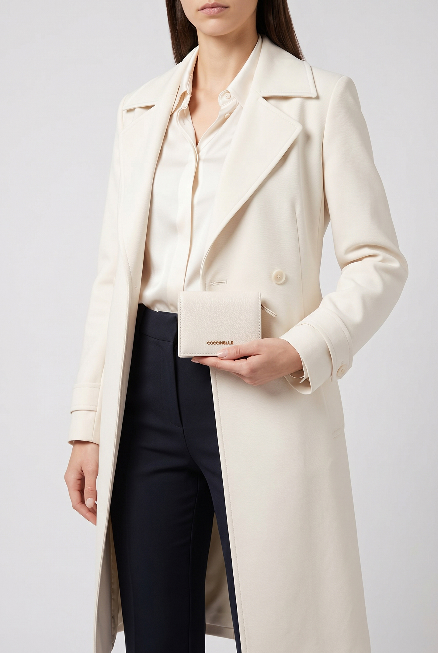 Coccinelle Metallic Soft Blanco Maat: OS | Clutches Outlet | Dames | Wit
