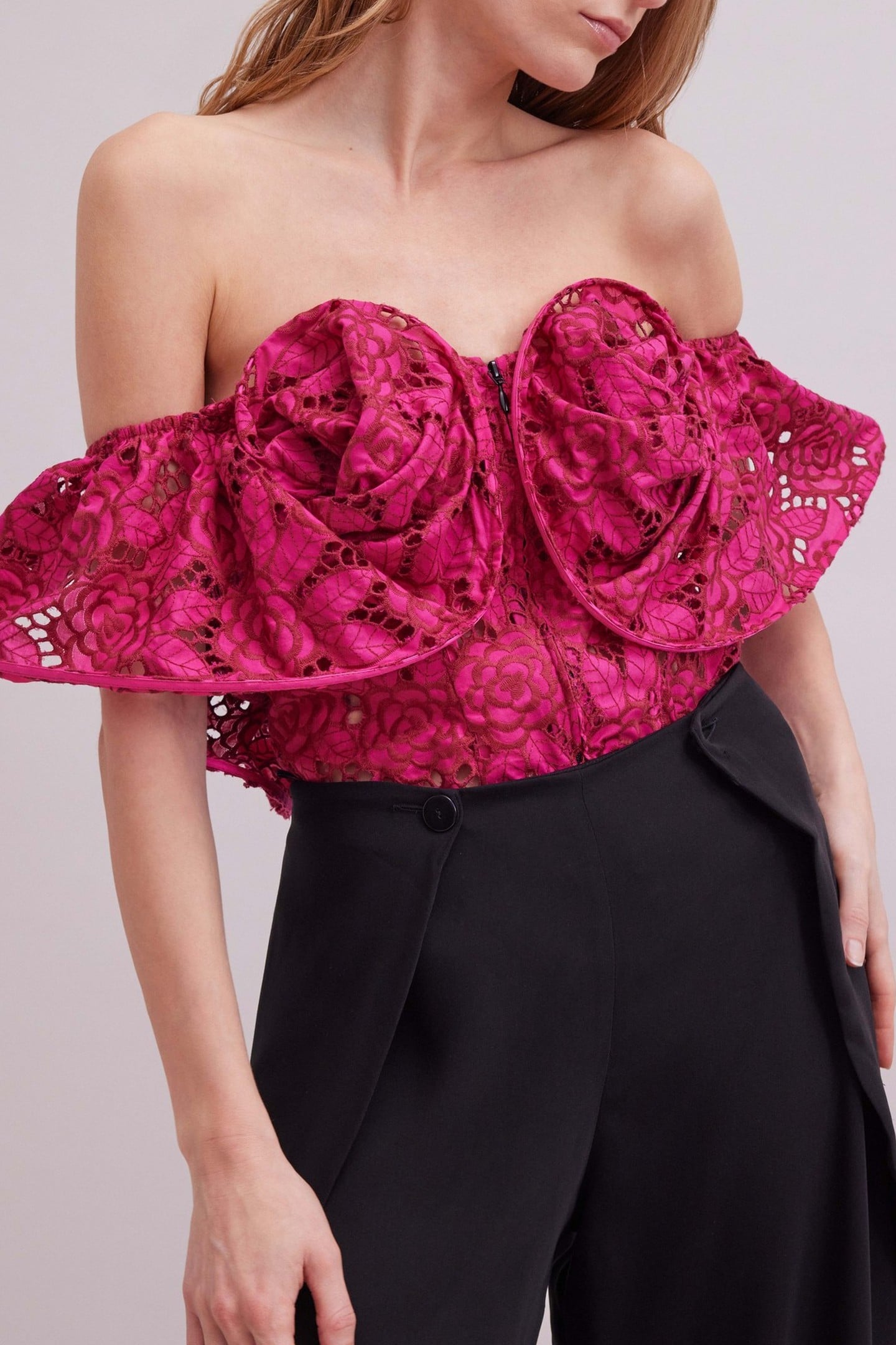 Anne Fontaine Nuance Fushia Maat: 36 | Maxi Jurken Outlet | Dames | Roze
