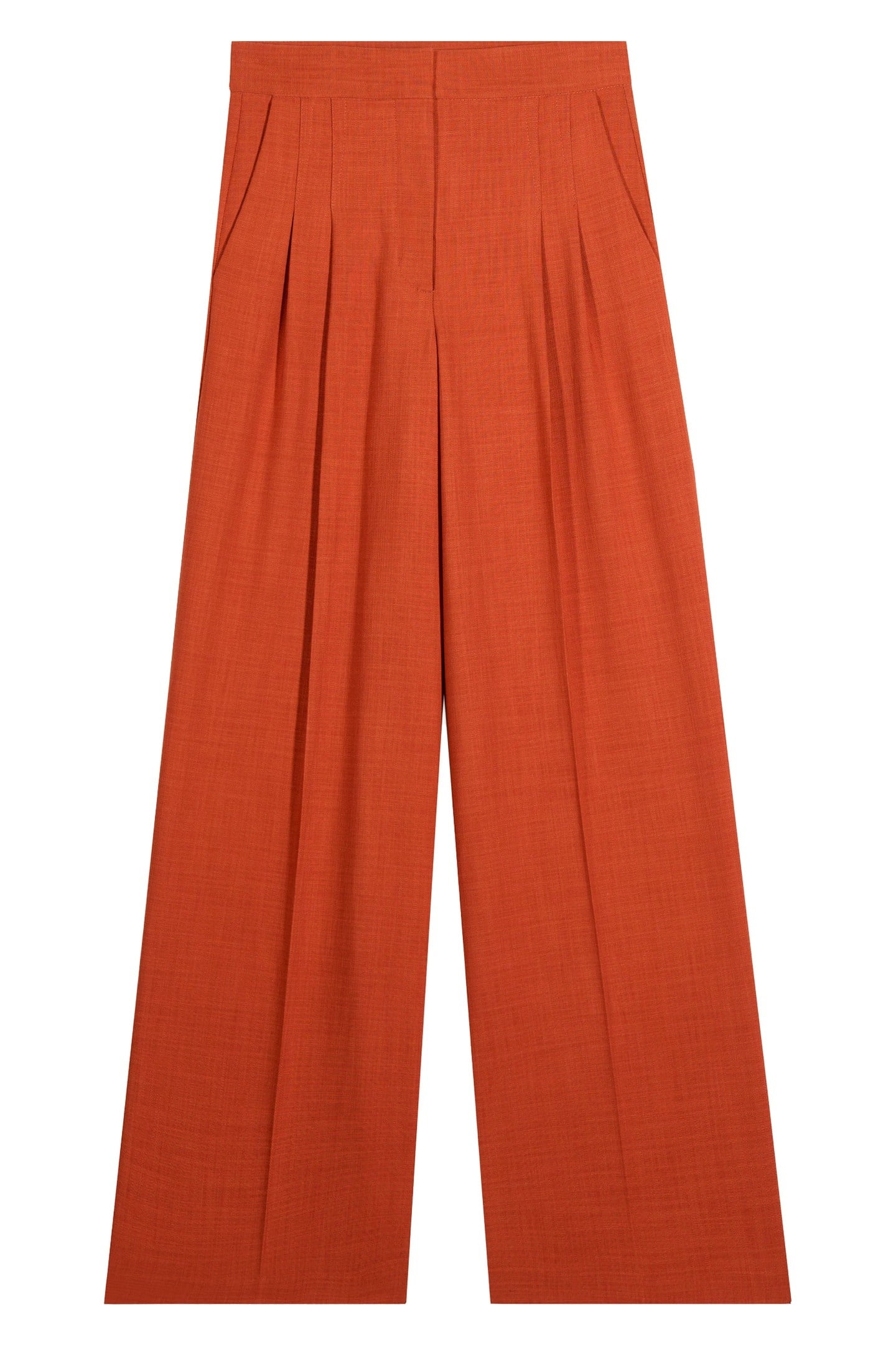 BA&SH Pantalon Edwin Paprika Maat: L | Pantalons Outlet | Dames | Oranje