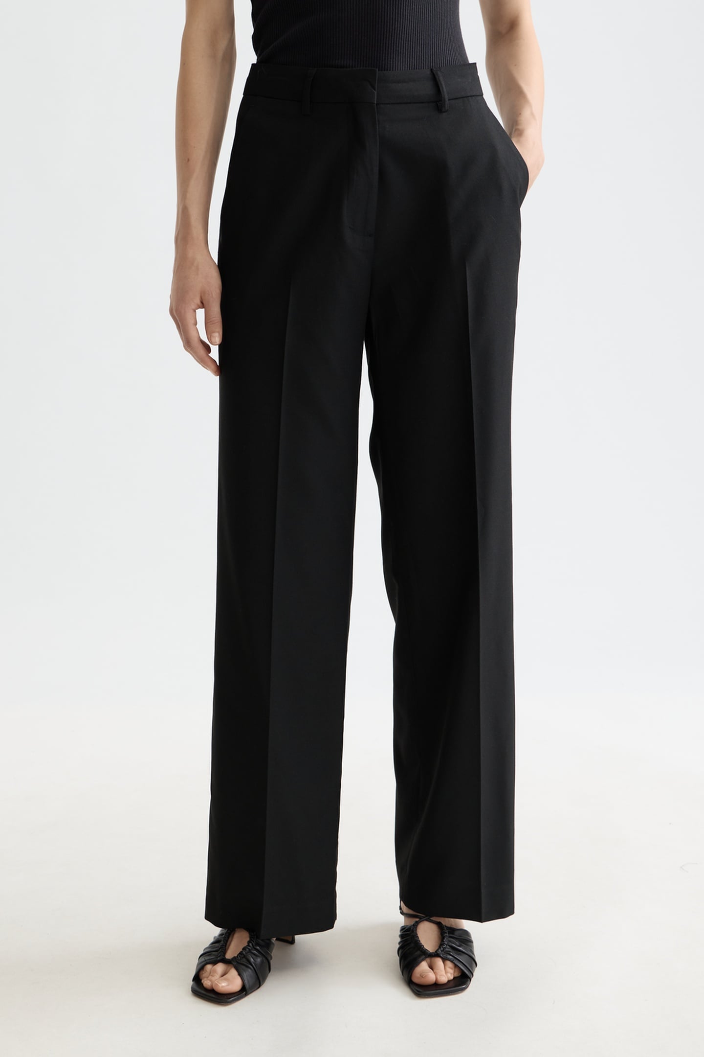 Scotch & Soda Edie Pant Black Taille: W25L32 | Pantalons de costume Outlet | Femme | Le Noir