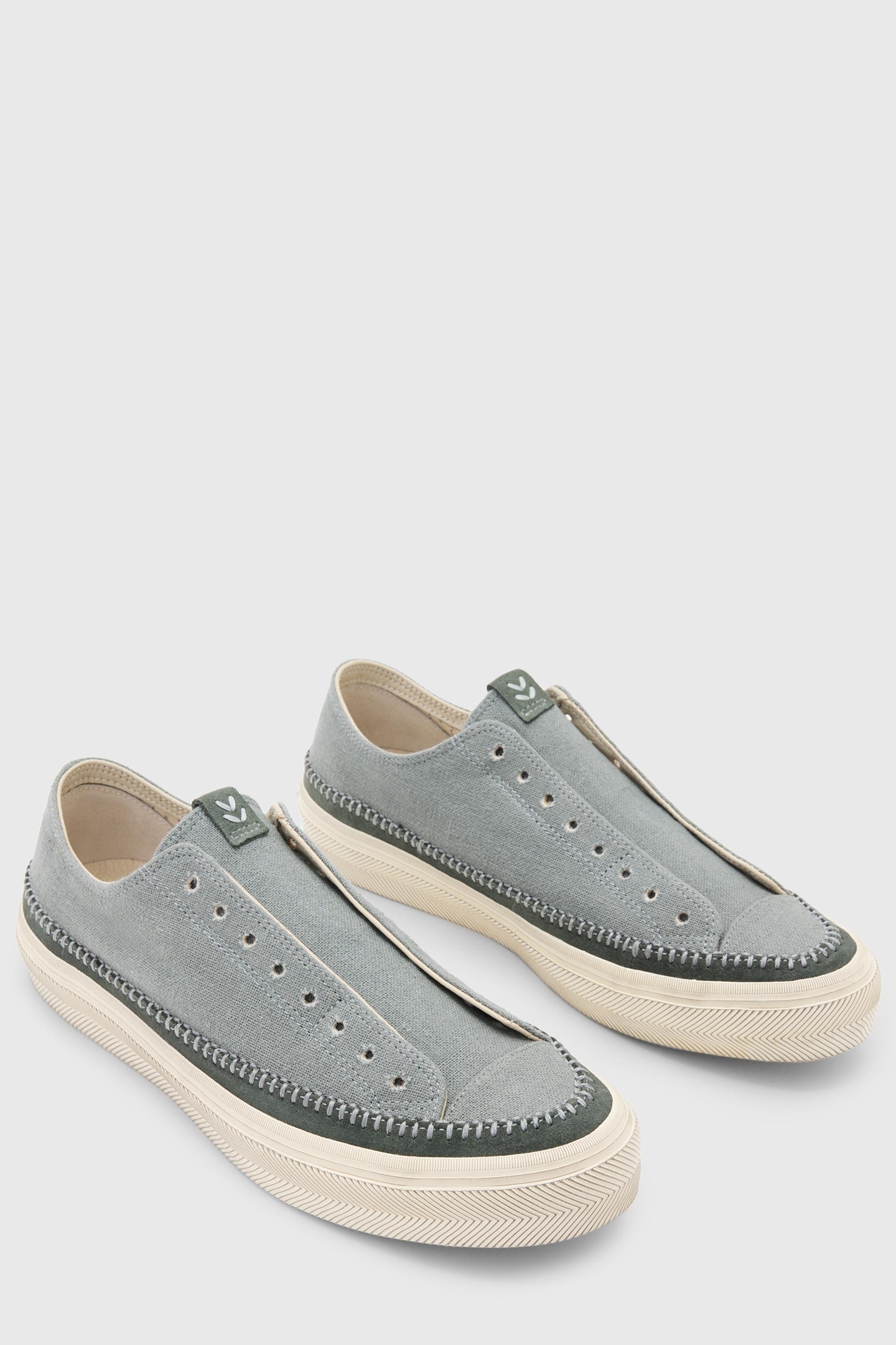 John Varvatos Vulc Espa Laceless Low Charcoal Maat: 10 | Sneakers Outlet | Heren | Grijs