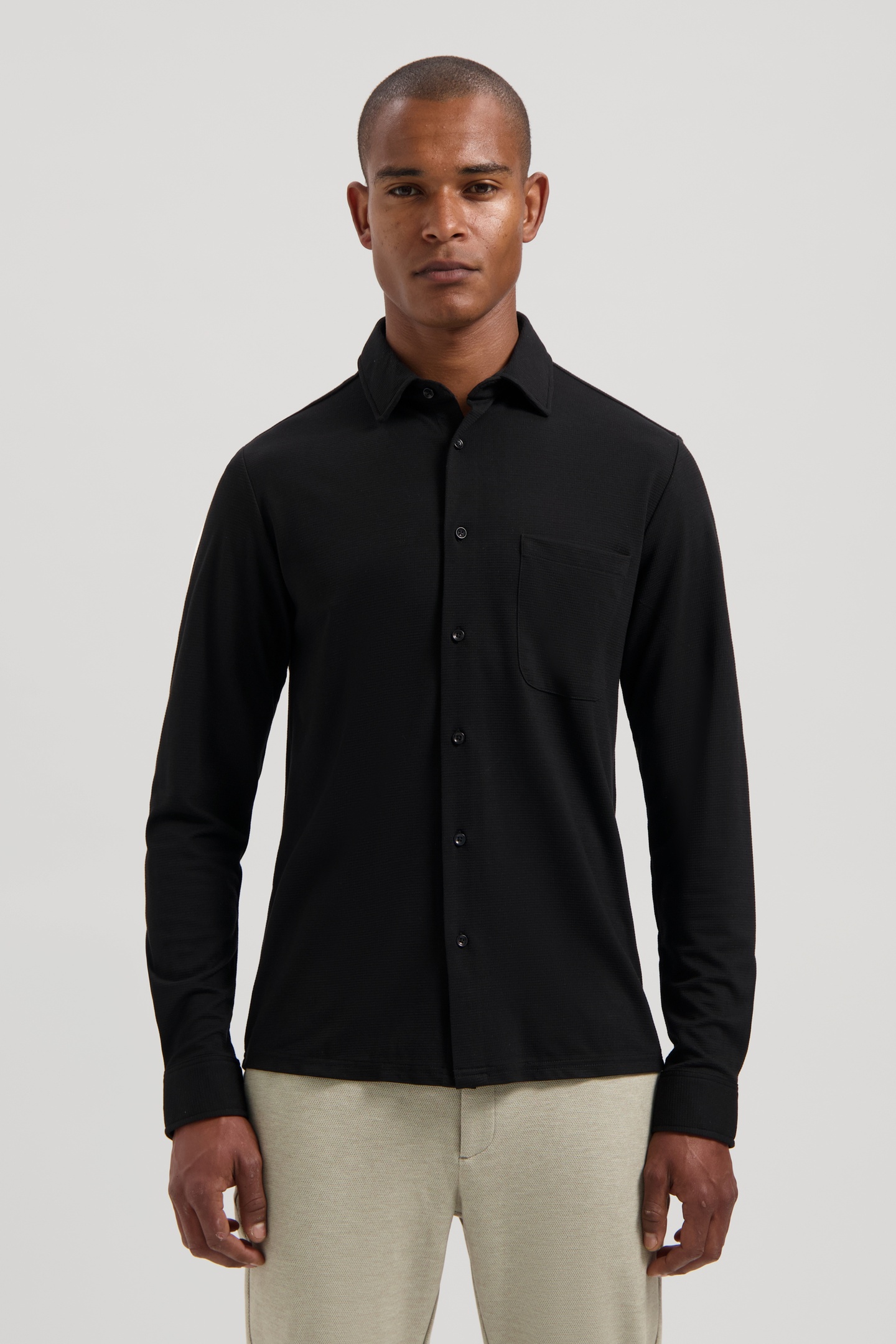 Dstrezzed Ds_fraser Shirt Black Maat: S | Zakelijke Overhemden Outlet | Heren | Zwart