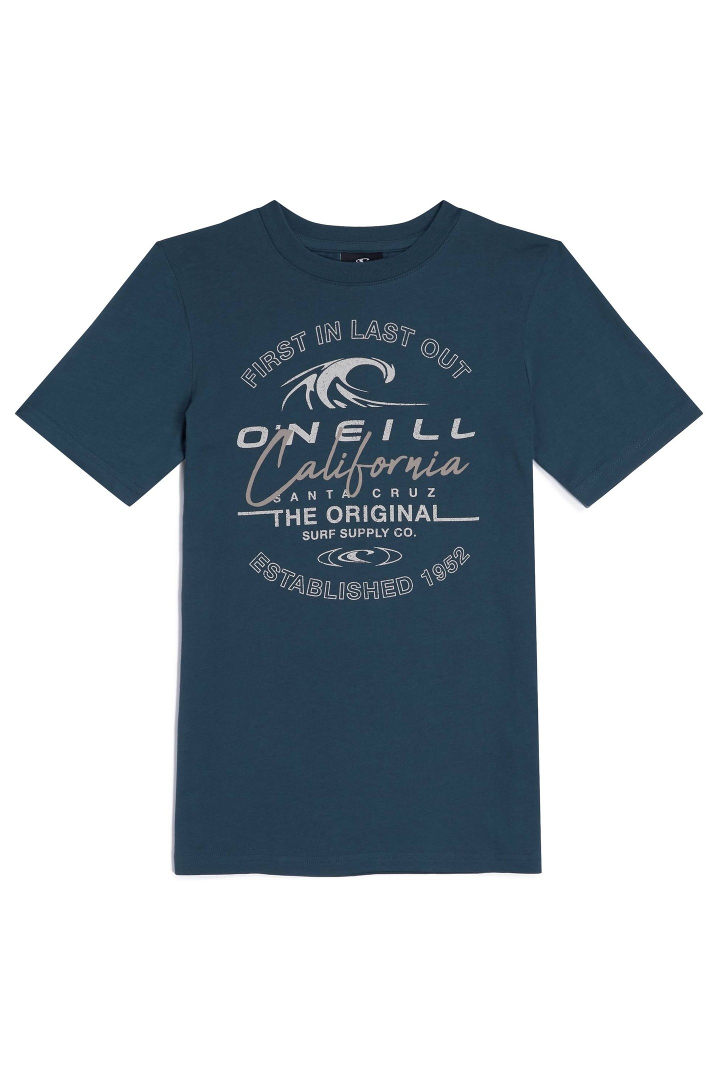 O'Neill Boys Cali Wave T-shirt Alma Steel Maat: 128 | T-Shirts Outlet | Unisex | Blauw