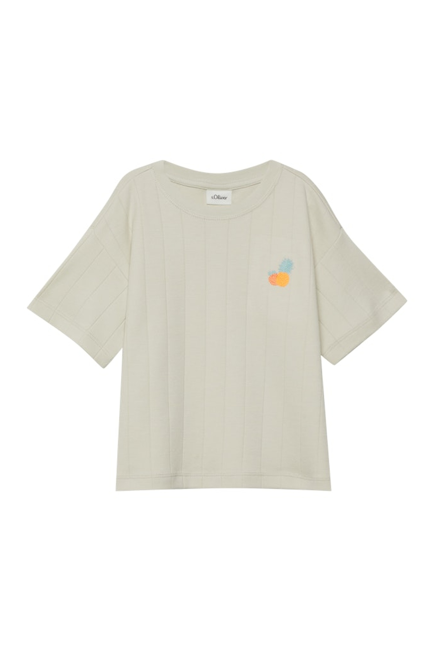 s.Oliver T-shirts Grey/black Maat: 128/134 | T-Shirts Outlet | kids | Grijs