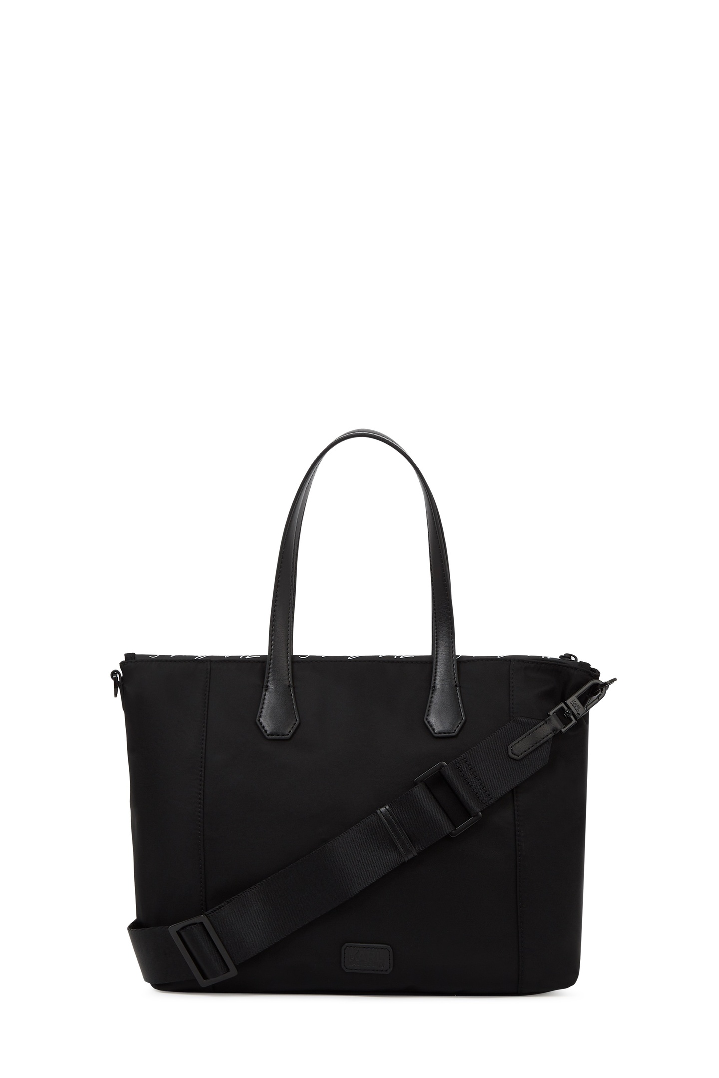 Karl Lagerfeld K/luna Nylon Small Tote Black Maat: OS | Handtassen Outlet | Dames | Zwart