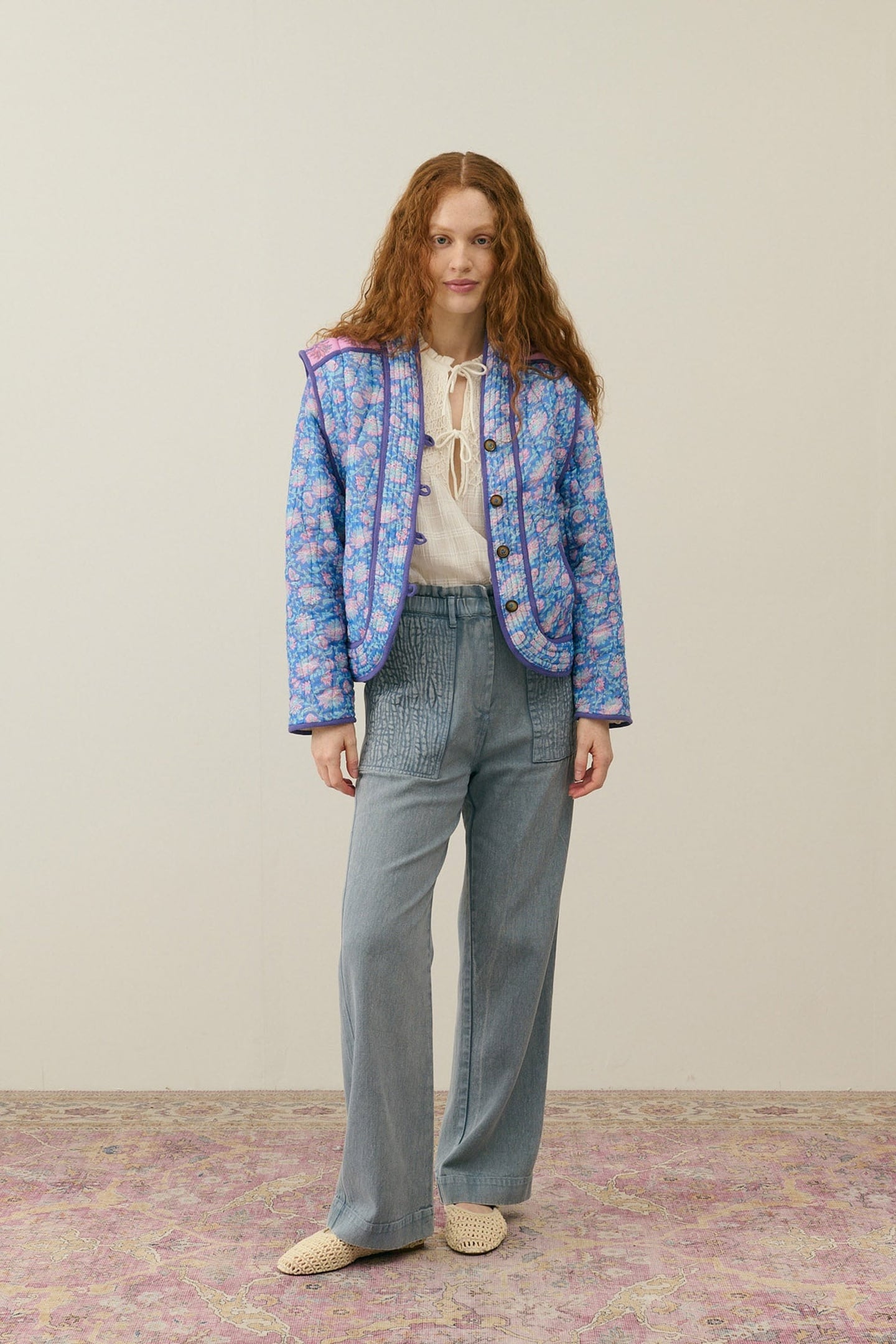 Louise Misha Jacket Nelina Blue Capri Cove Maat: 36 | Korte Jassen Outlet | Dames | Blauw