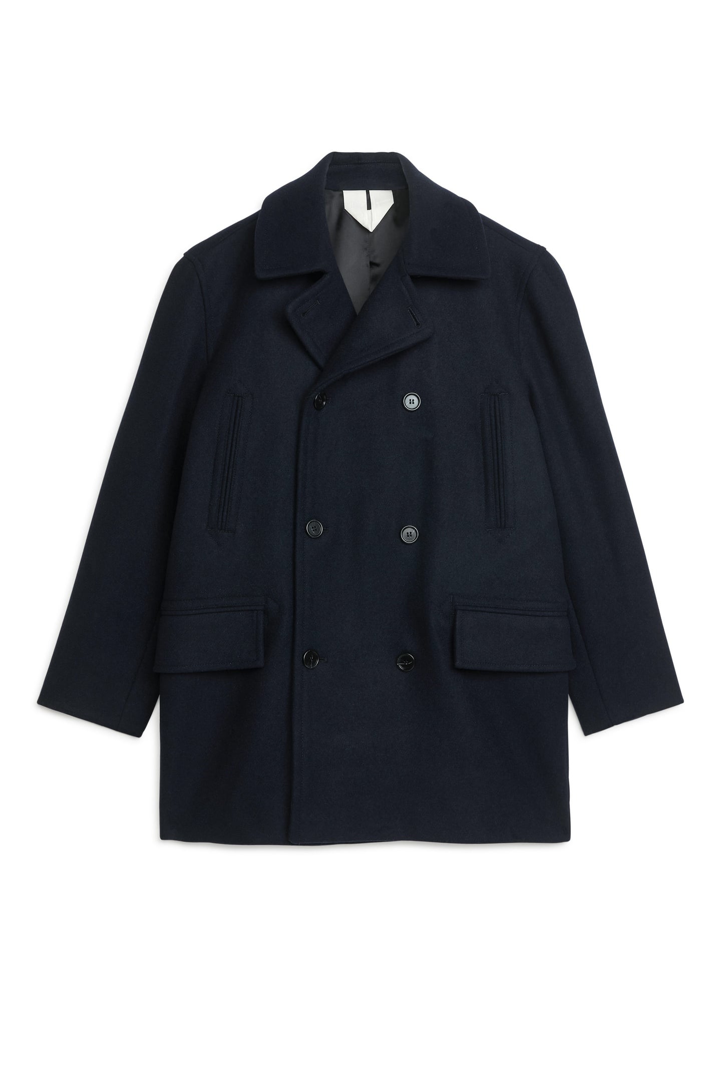 ARKET Areq Peacoat Blue Maat: 46 | Double-Breasted Mantels Outlet | Heren | Blauw