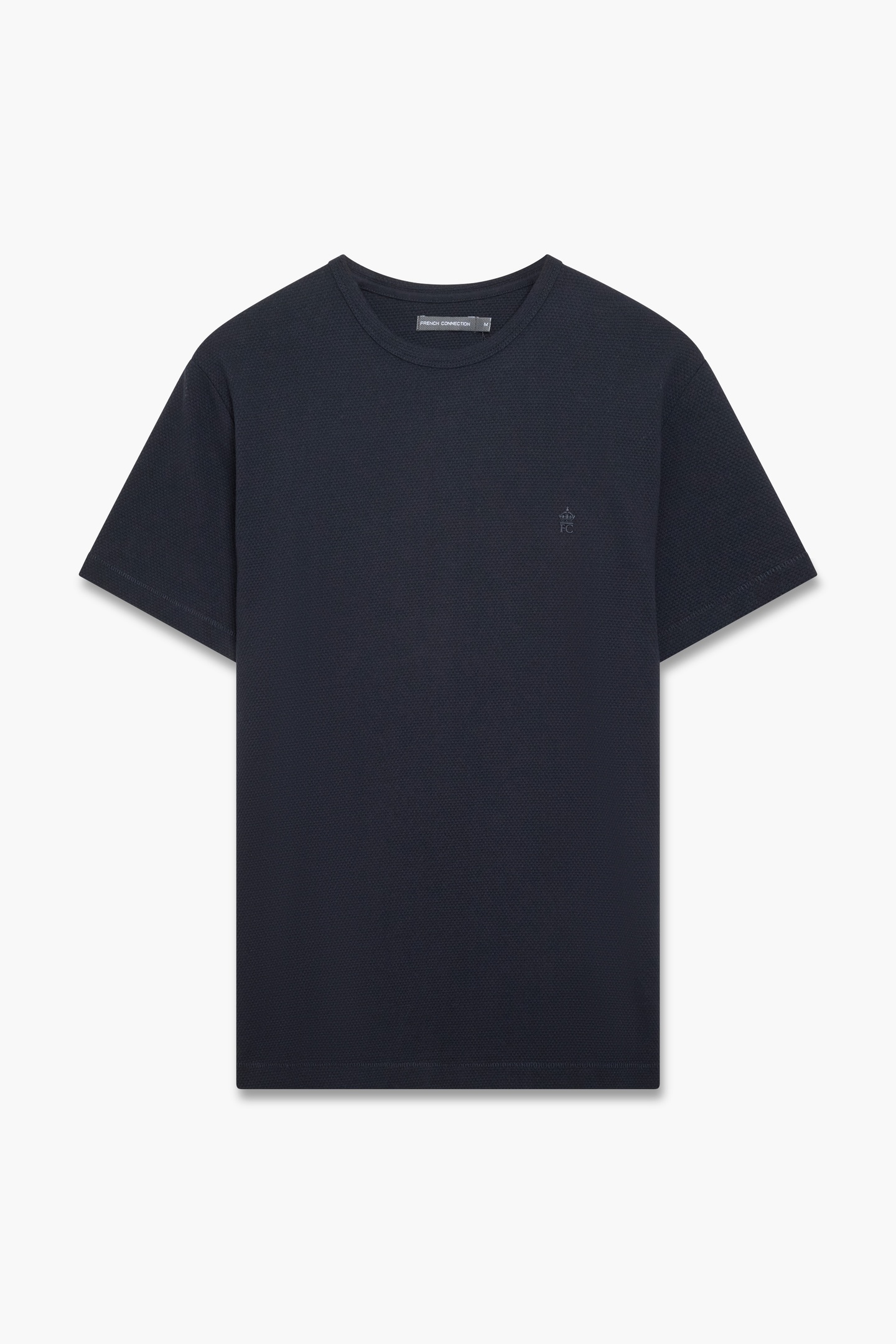 French Connection Popcorn Marine Maat: L | Basic T-Shirts Outlet | Heren | Blauw