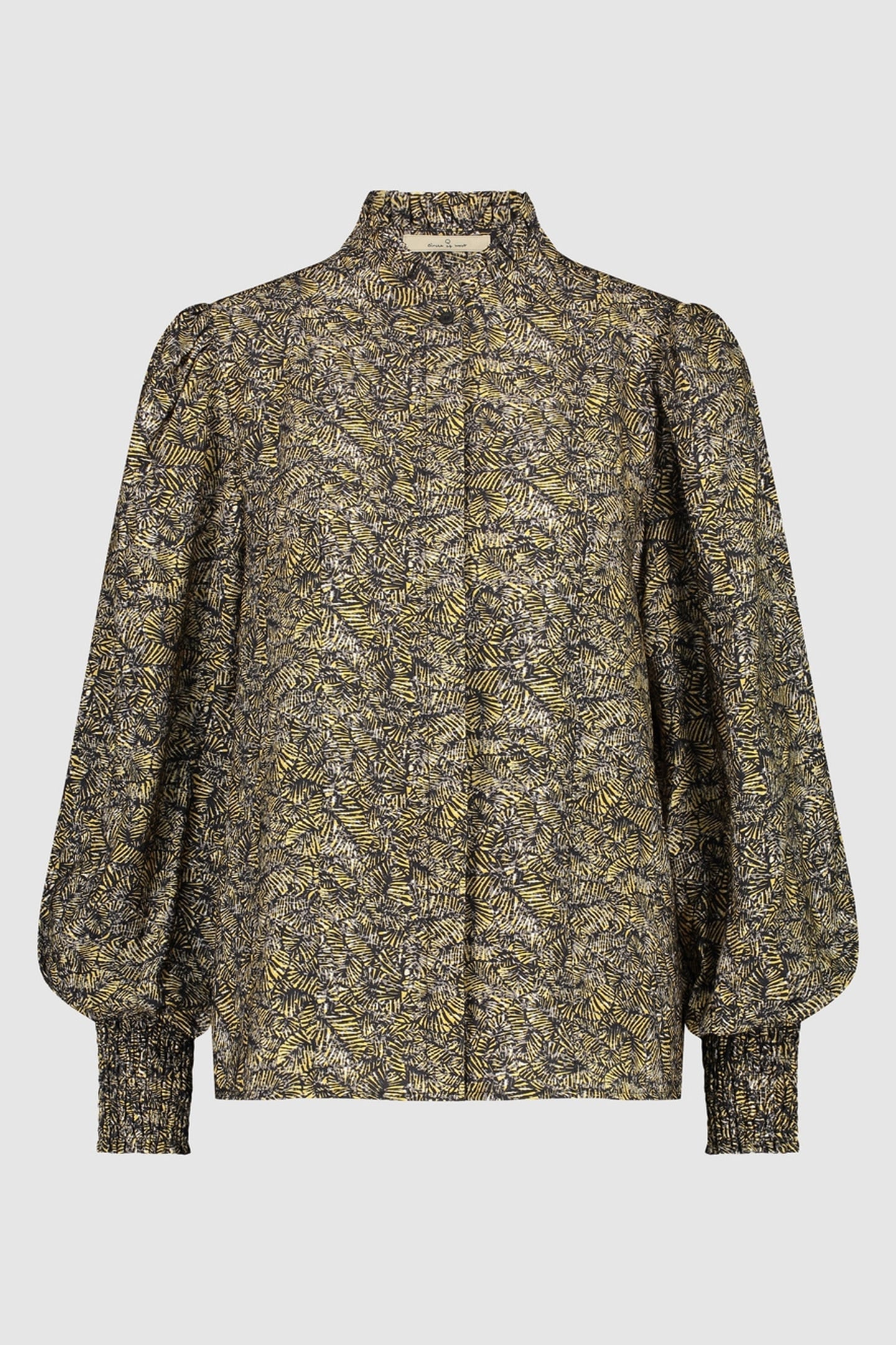 Circle of Trust Grace Blouse Funky Zoo Maat: XS | Longsleeves Outlet | Dames | Zwart