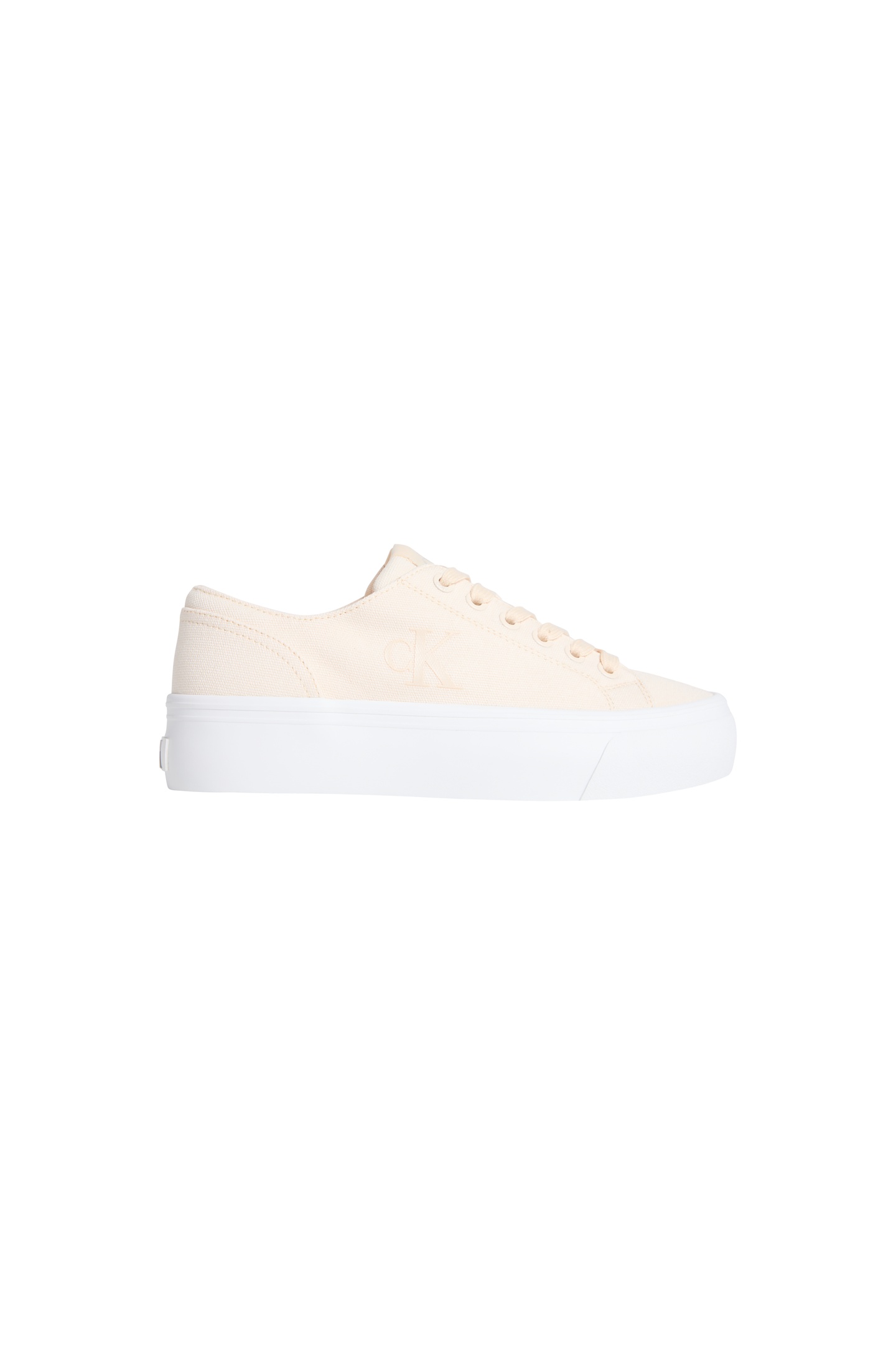 Calvin Klein Vulc Flatform Low Top Shoes Light Cashew Maat: 37 | Sneakers Outlet | Dames | Beige