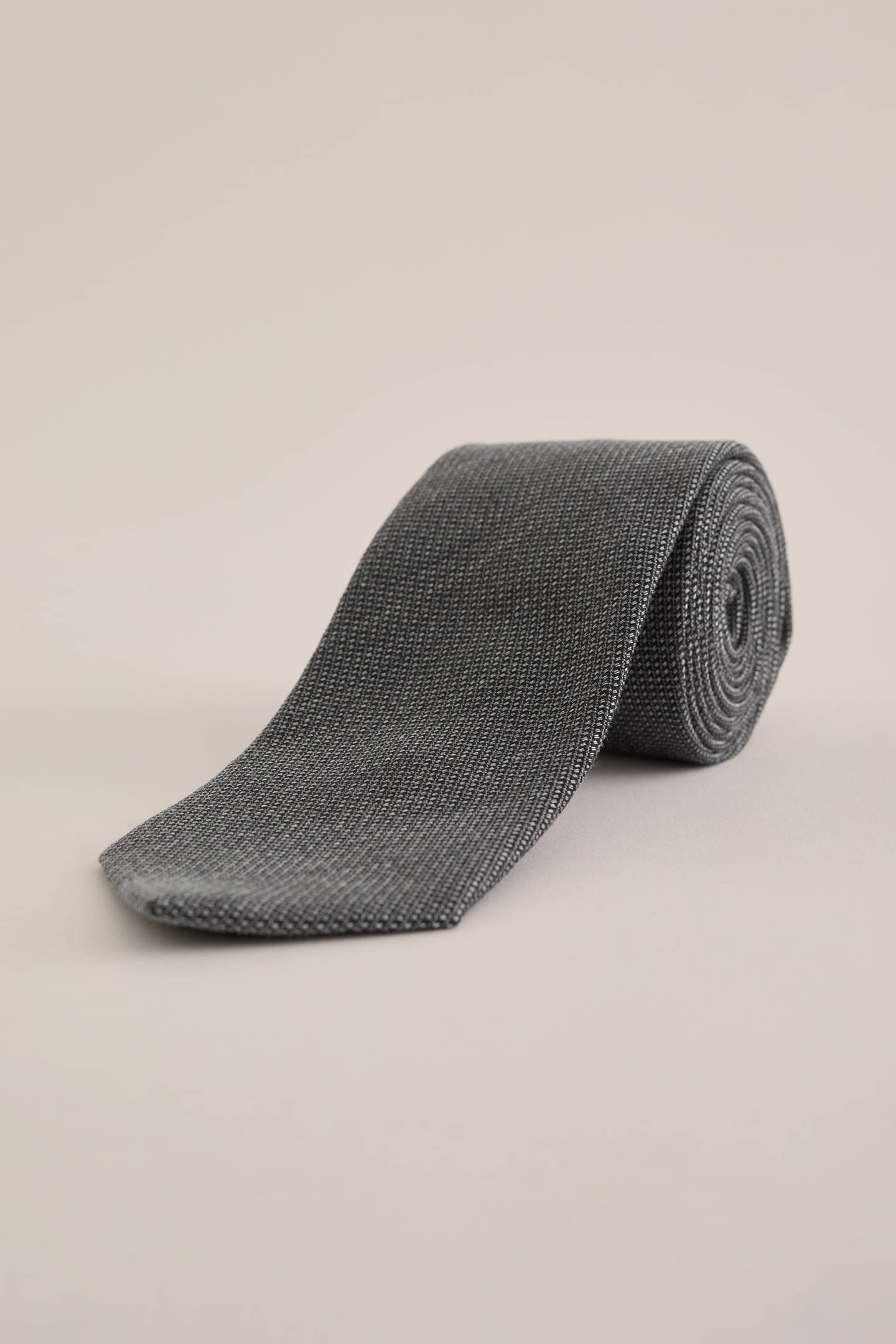We Fashion Tie Dark Grey Maat: OS | Stropdassen Outlet | Heren | Grijs