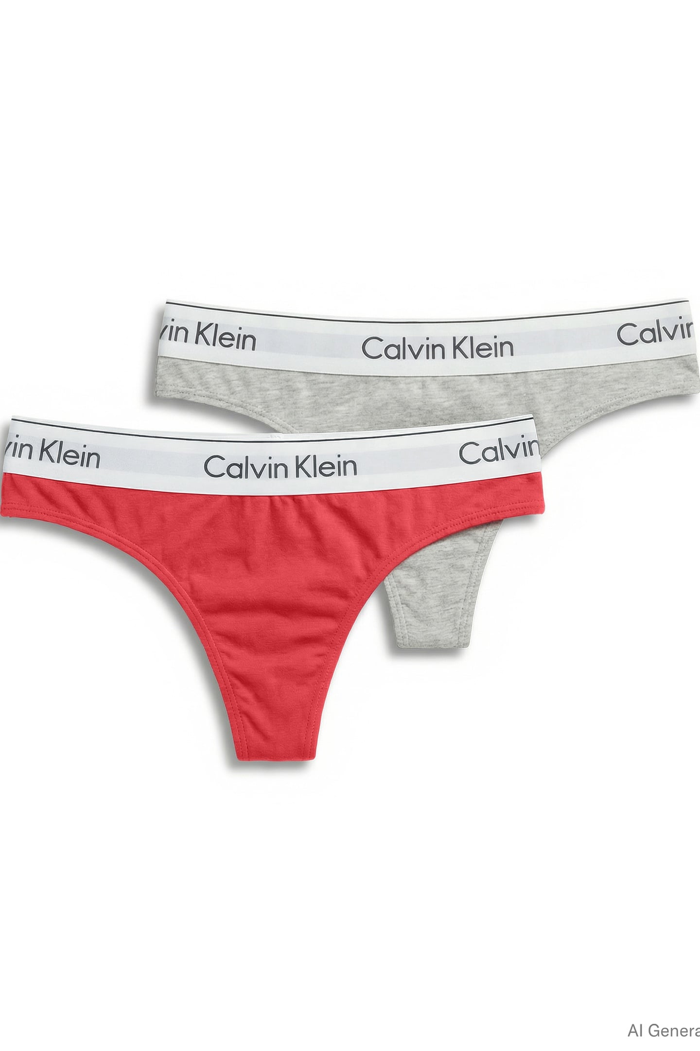 Calvin Klein Thong 2-pack Punch Pink/grey Heather Taglia: XXL | Biancheria intima Outlet | Donna | Rosa
