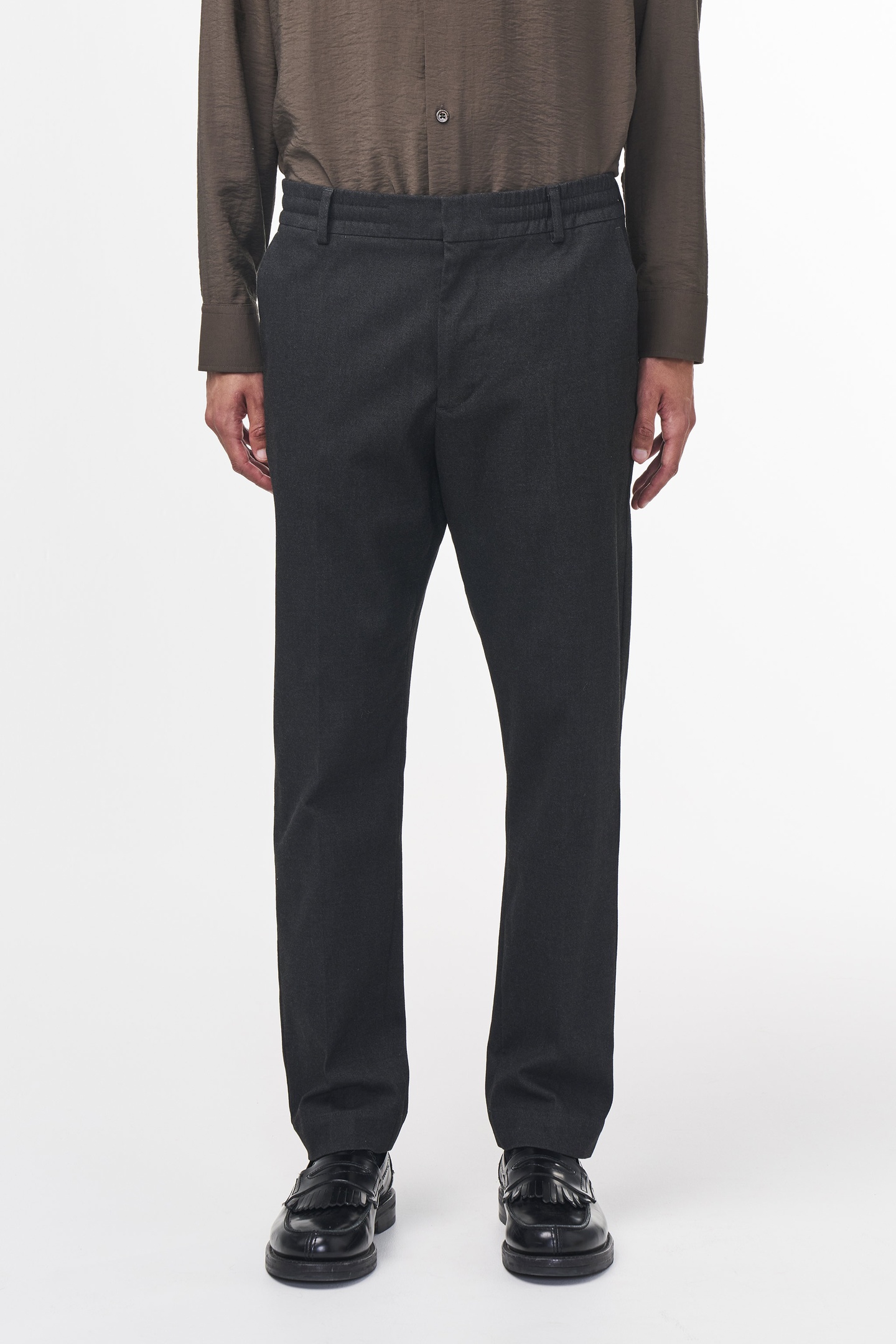 NN.07 Billie 1067 Trousers Black Multi Maat: W32L32 | Tailored Broeken Outlet | Heren | Zwart
