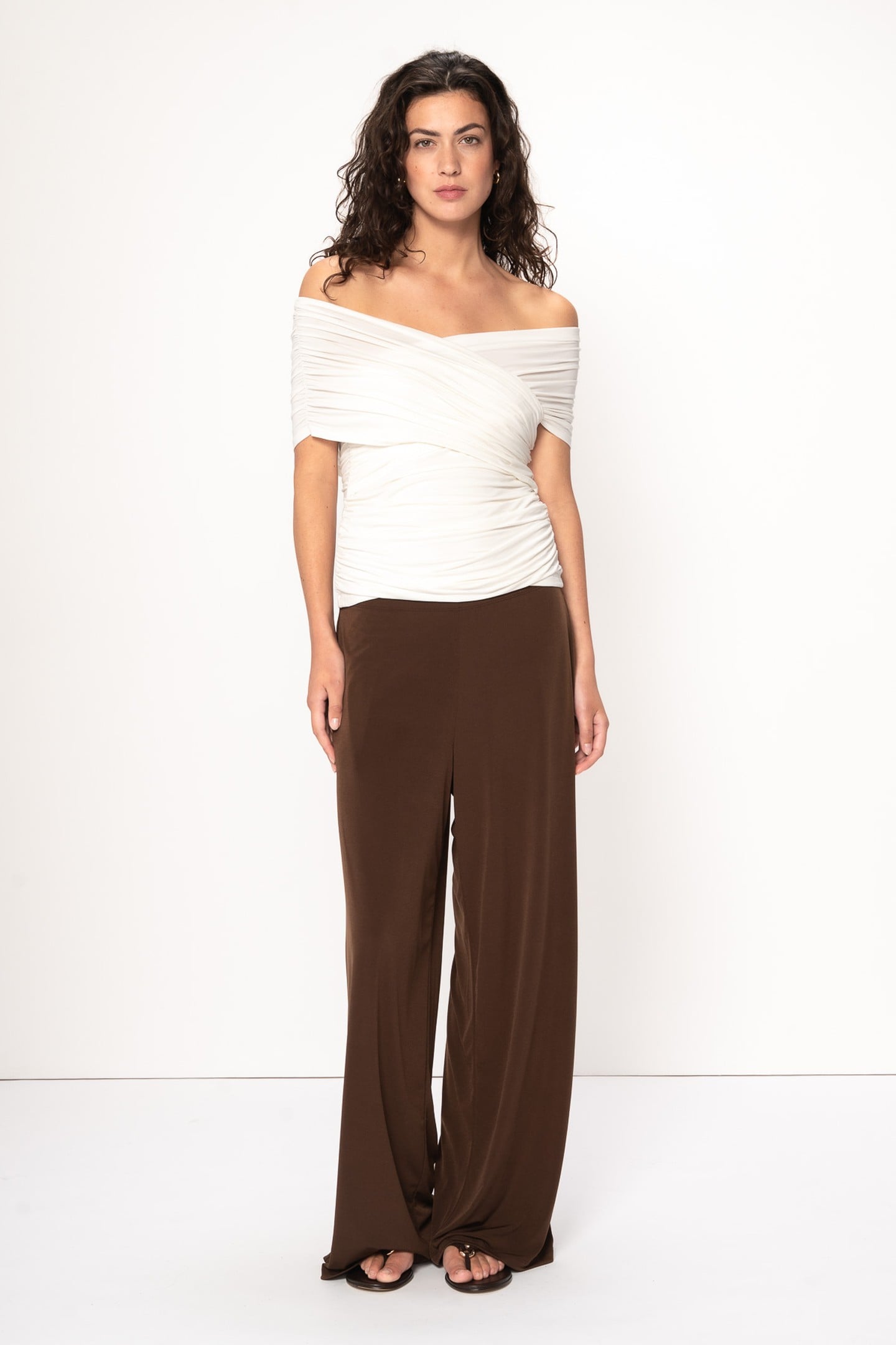 VIVEH Erez Top Coconut Milk Maat: 40 | Blouses Outlet | Dames | Wit