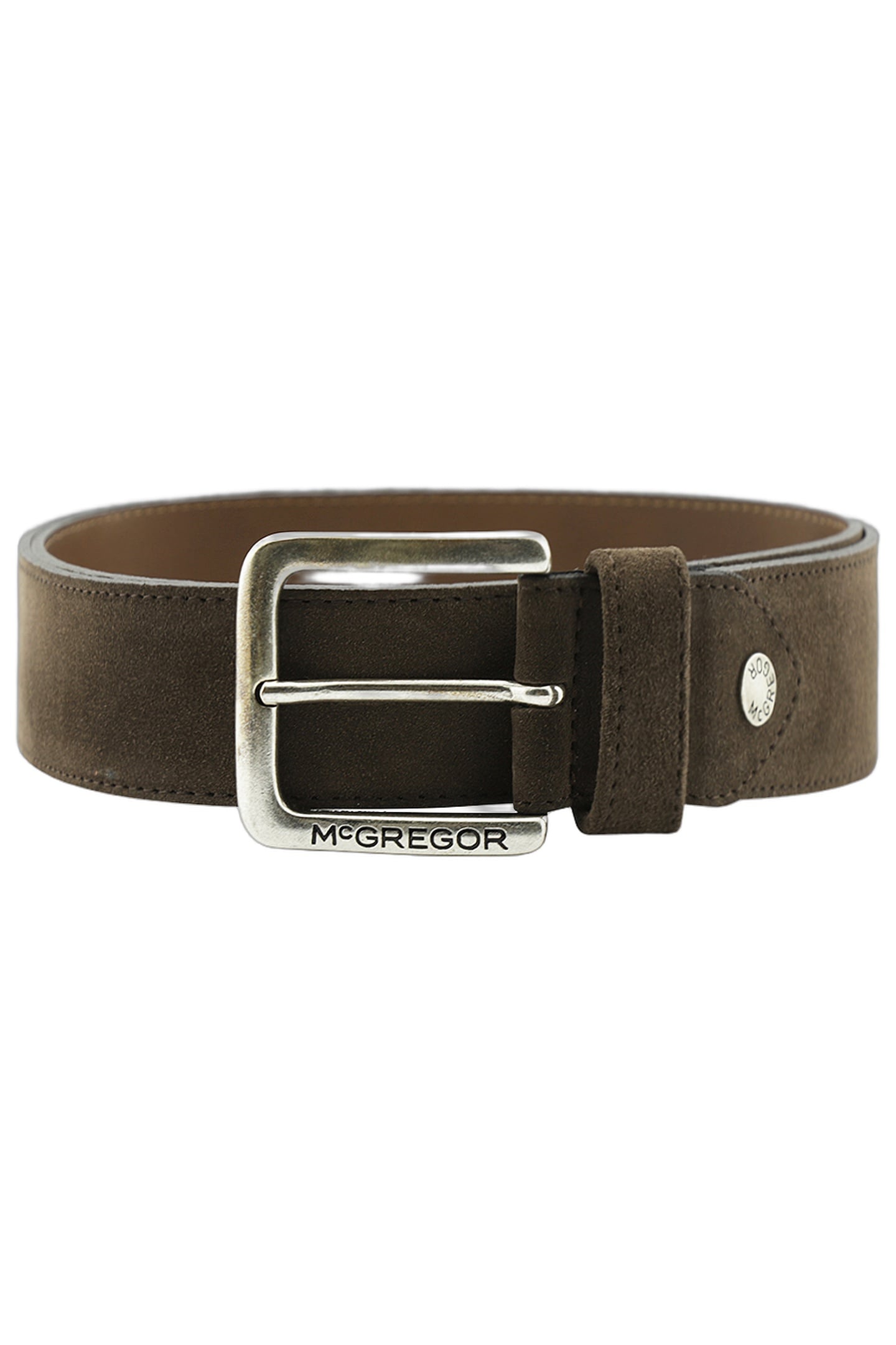 McGregor Suede Belt Dark Brown Maat: 105 | Riemen Outlet | Heren | Bruin