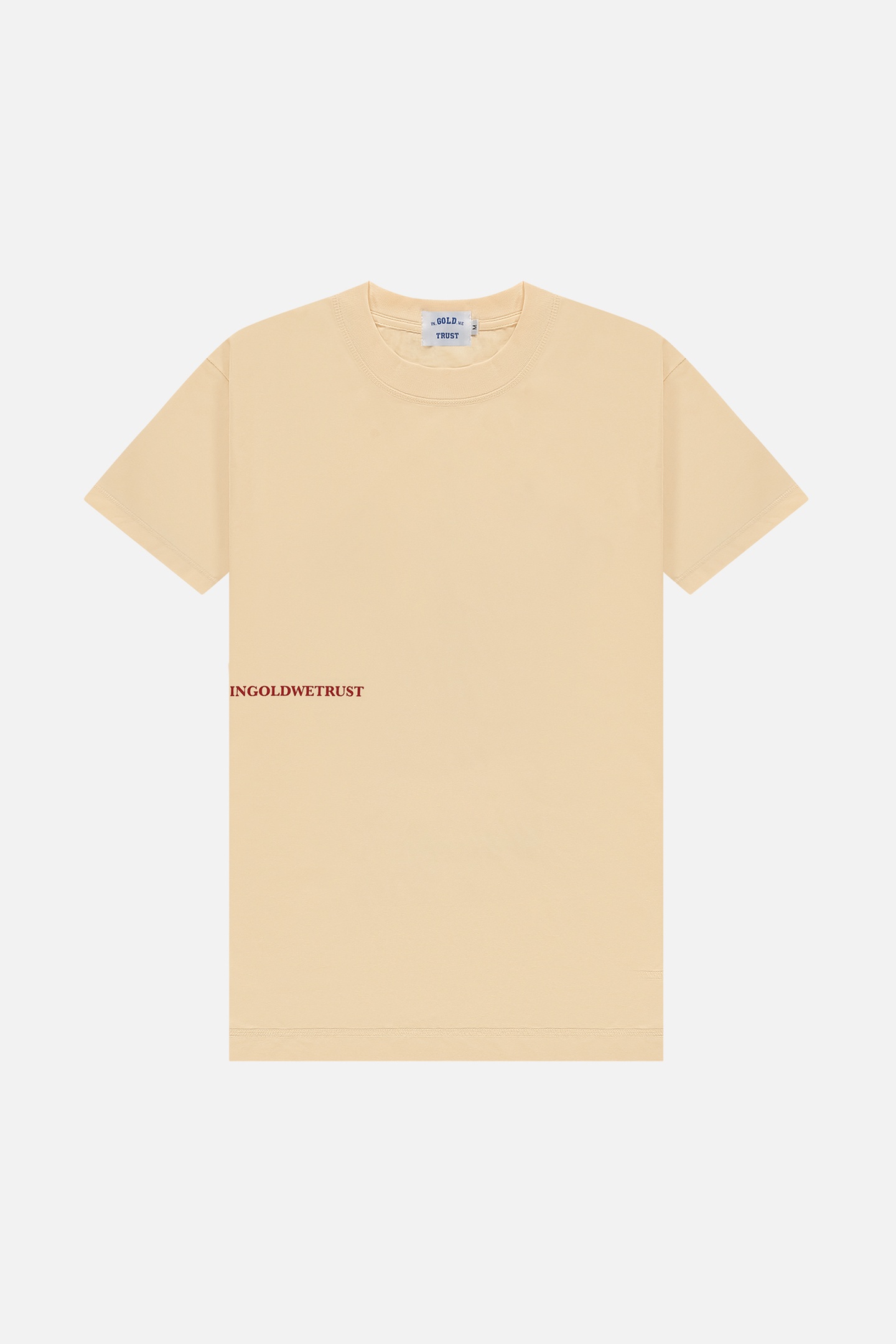 In Gold We Trust The Late Yellow Maat: S | Tops Outlet | Unisex | Geel