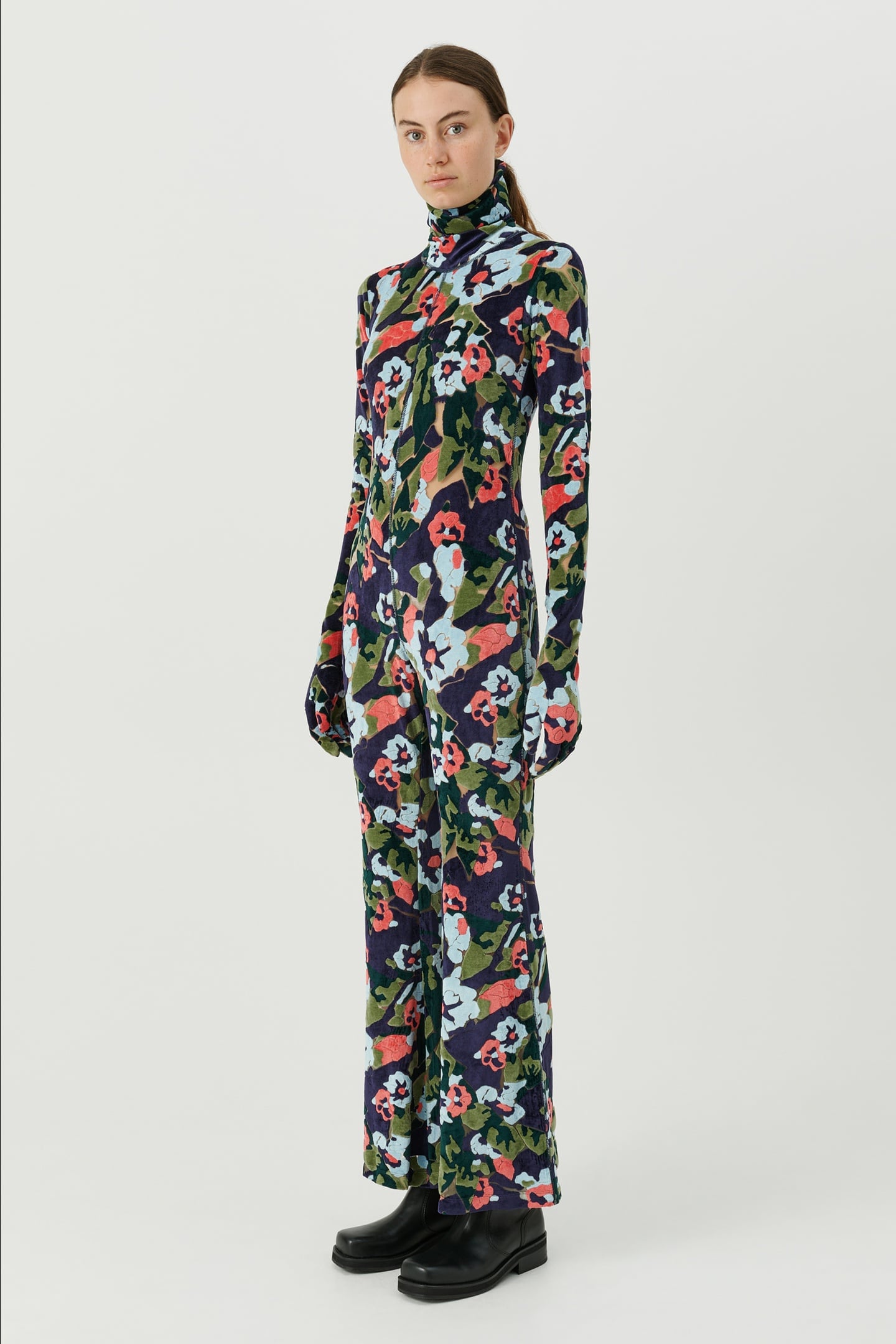 Soulland Magic Allover Blue Multi Maat: S/M | Jumpsuits Outlet | Unisex | Blauw