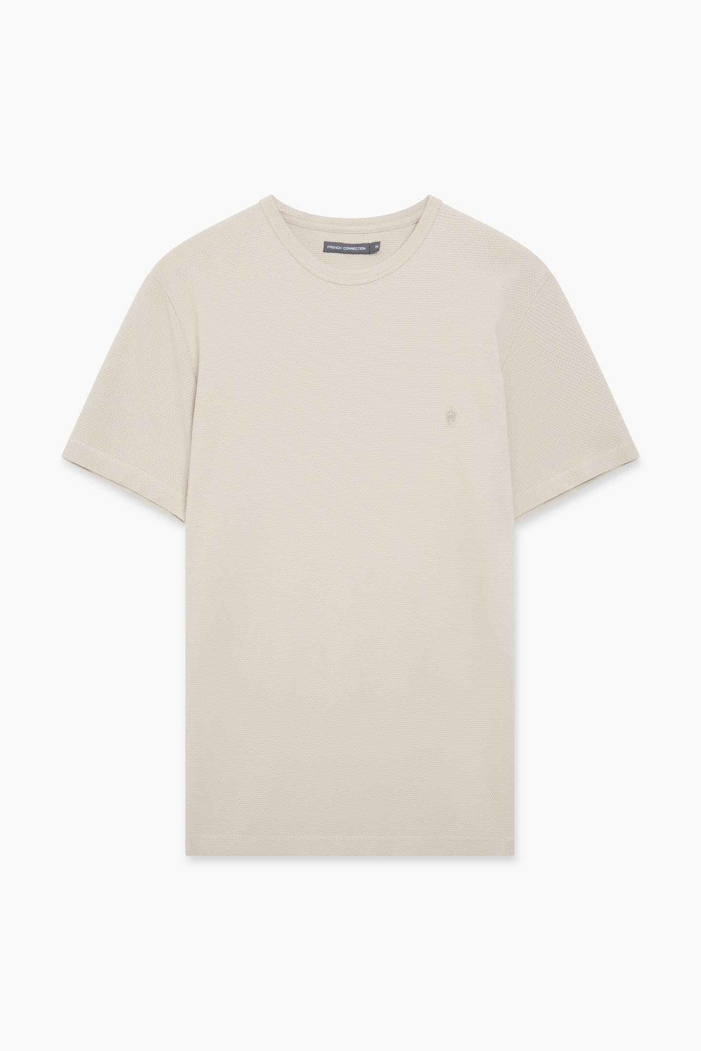 French Connection Popcorn Stone Maat: XXL | Basic T-Shirts Outlet | Heren | Beige