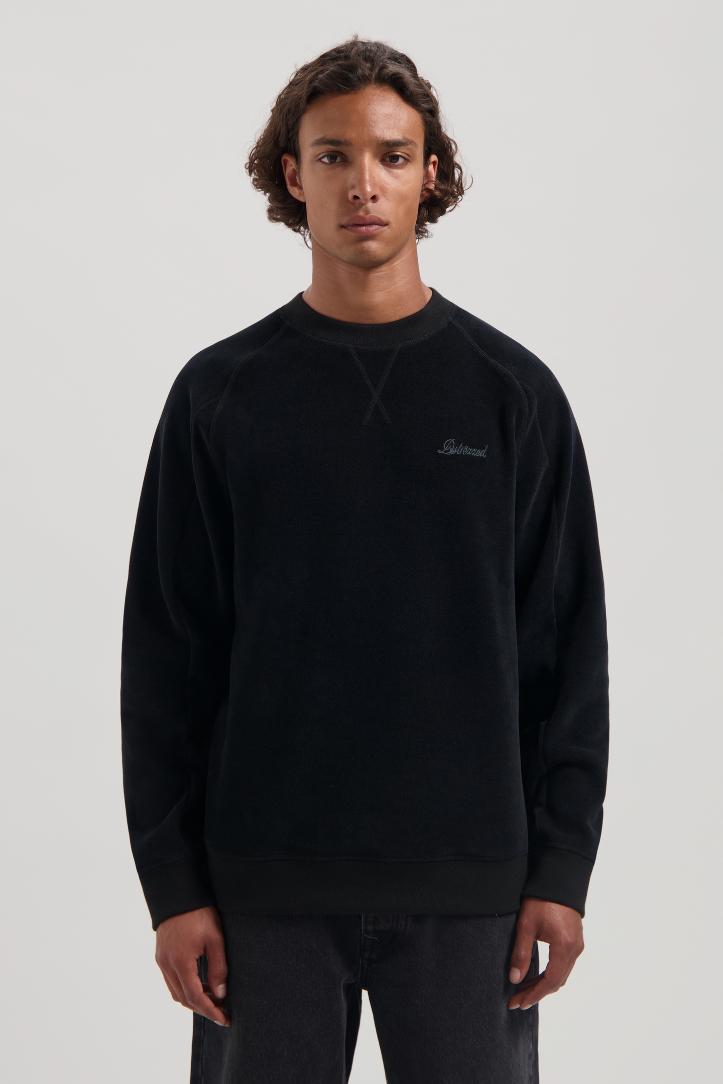 Dstrezzed Ds_adrian Crewneck Black Maat: XXL | Sweaters Outlet | Heren | Zwart