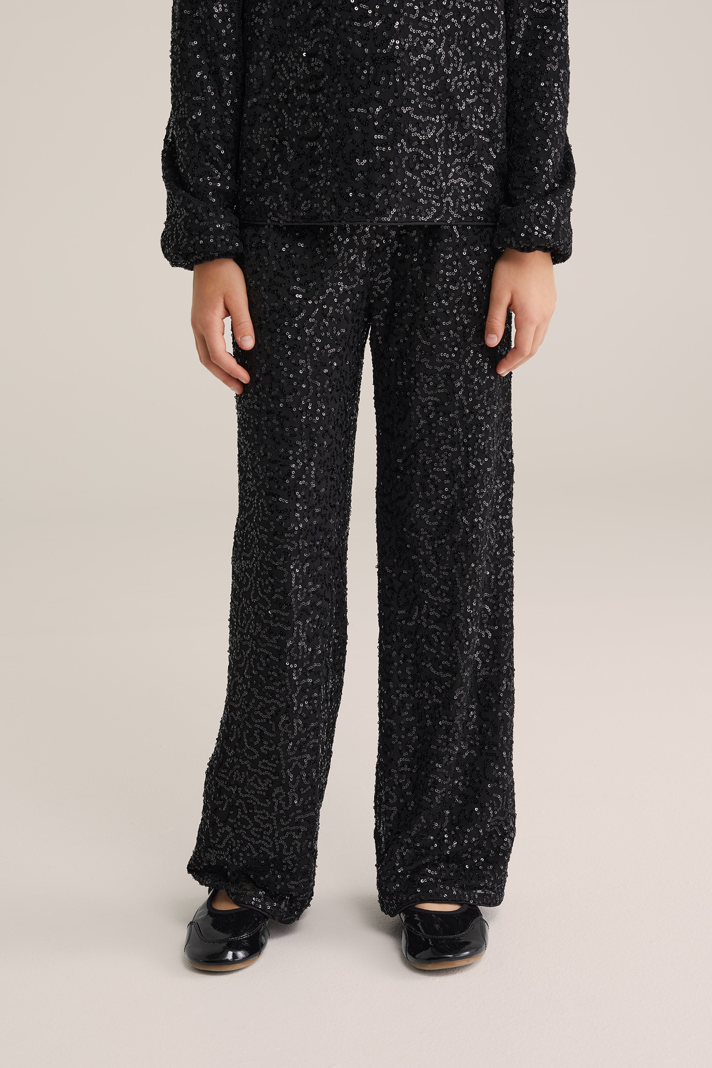 We Fashion Trouser Black Maat: 170/176 | Broeken Outlet | Unisex | Zwart