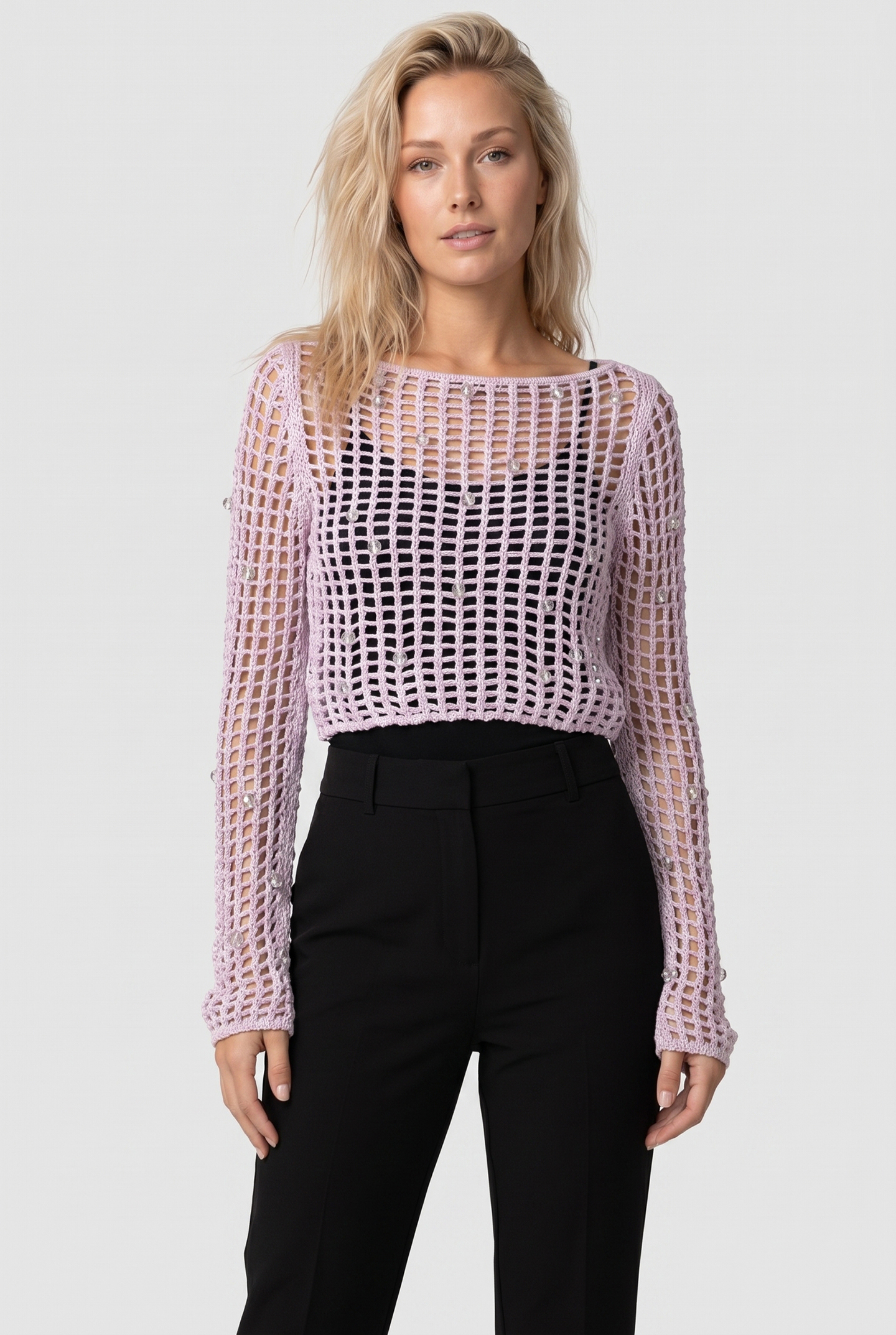 & Other Stories Joan Top Purple Maat: XS | Longsleeves Outlet | Dames | Paars
