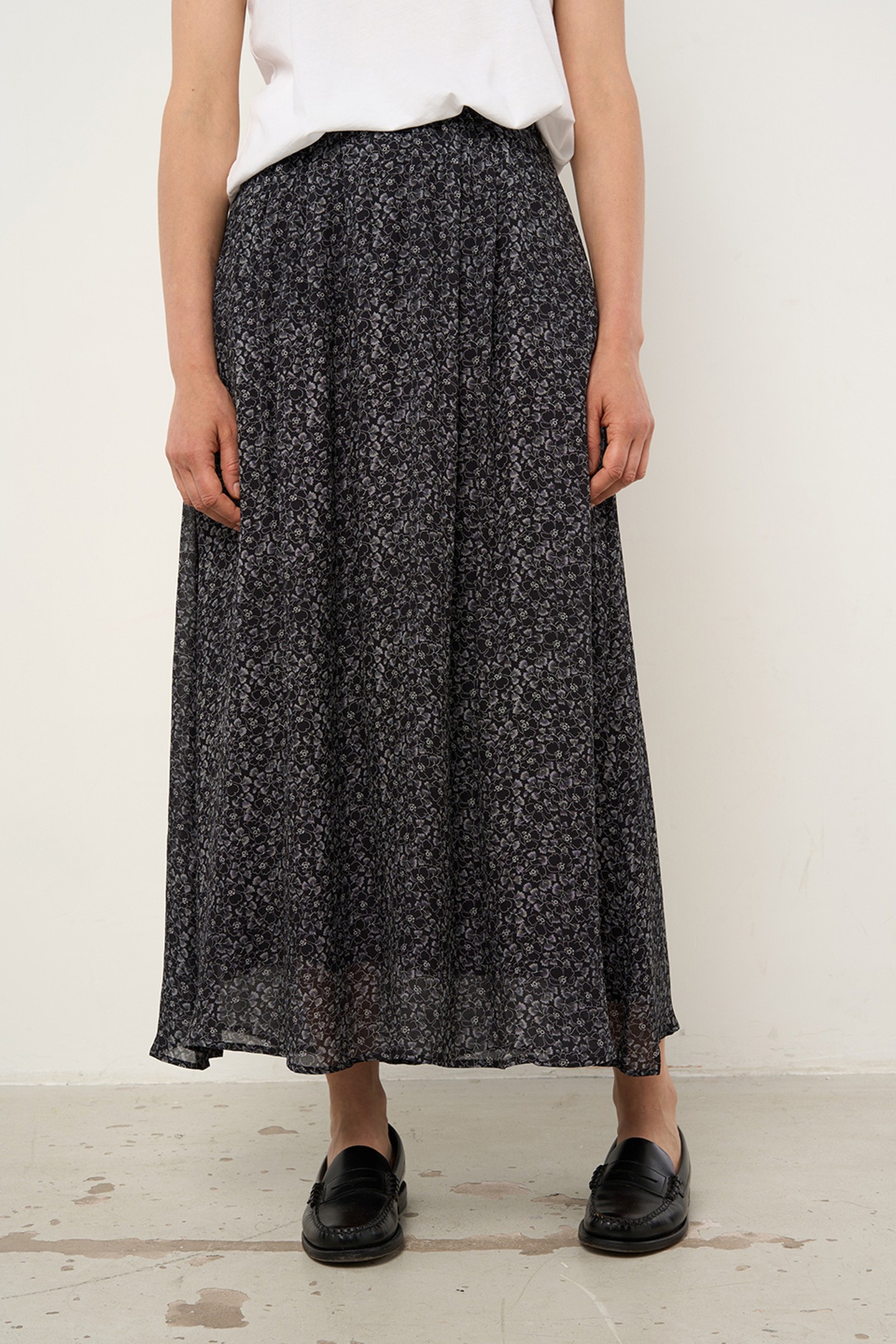 American Vintage Aboodi Skirt Josephine Maat: S | Maxi Rokken Outlet | Dames | Zwart