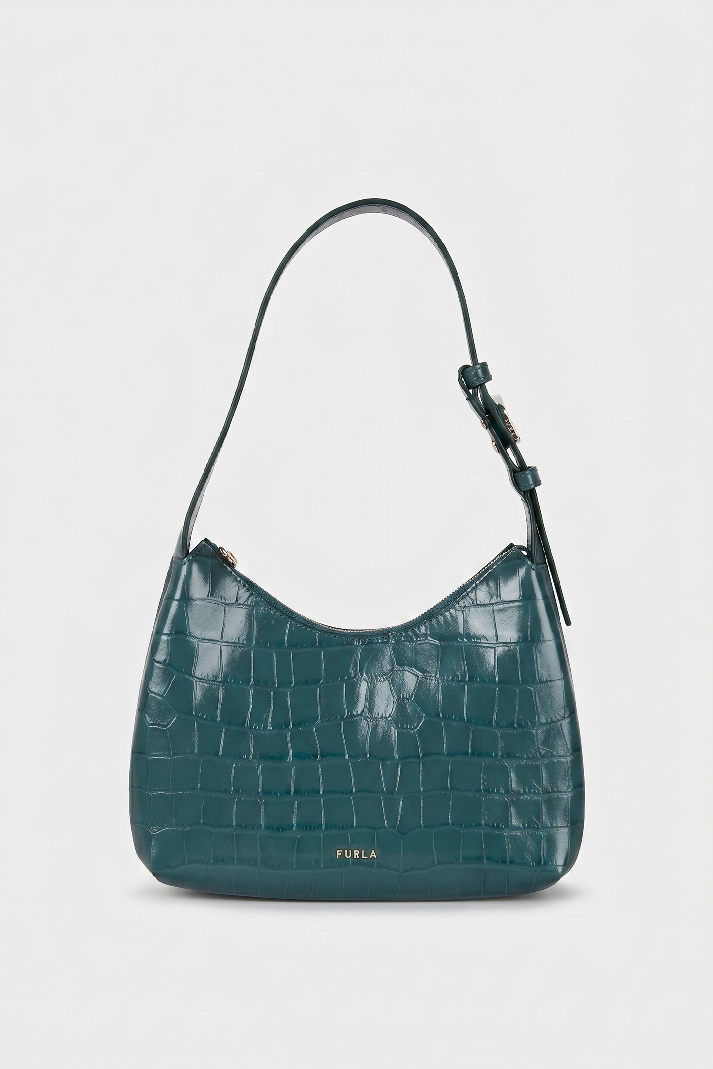 Furla Febe Small Hobo Teal Maat: OS | Handtassen Outlet | Dames