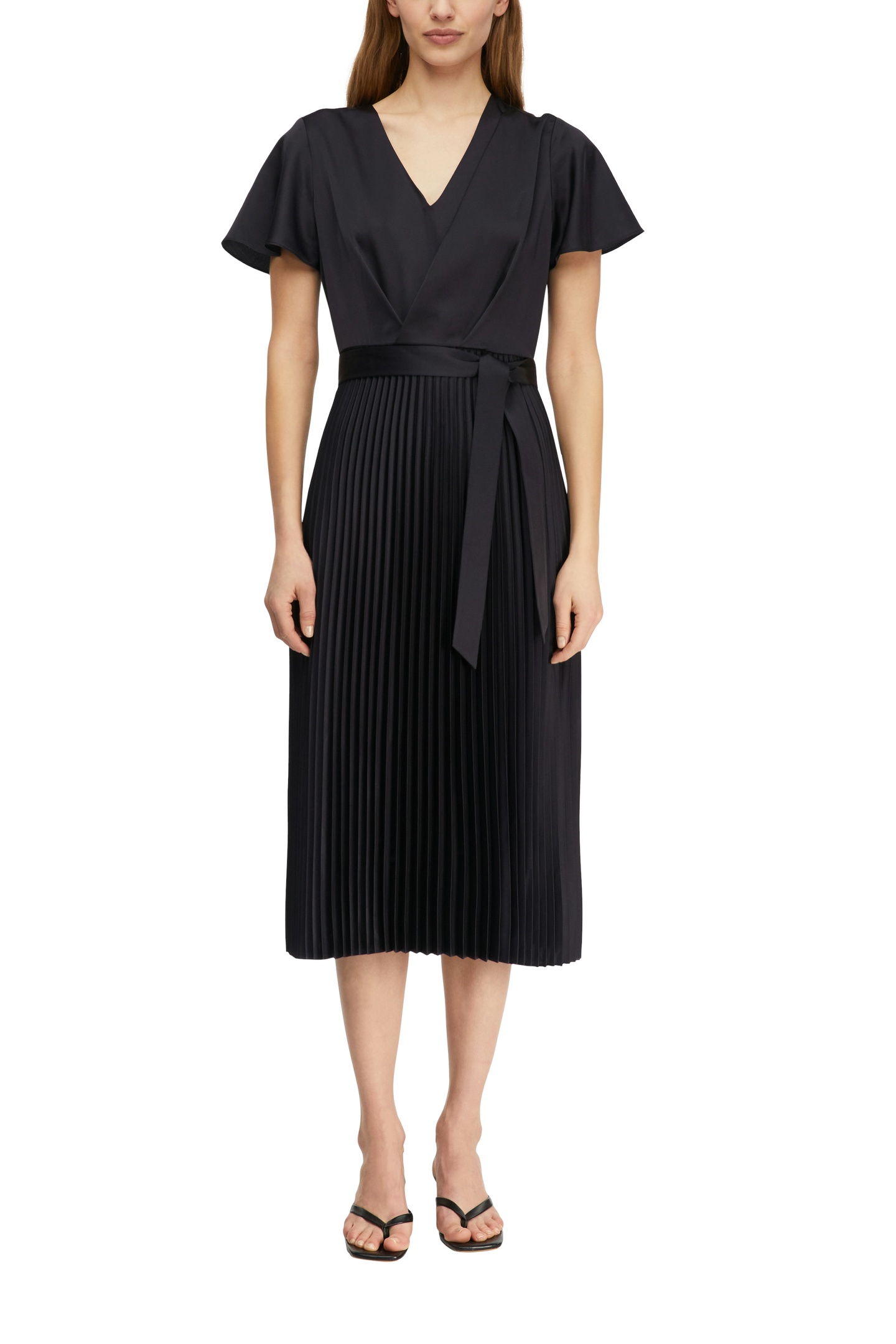 Comma  Dresses Marine Maat: 42 | Midi Jurken Outlet | Dames | Zwart