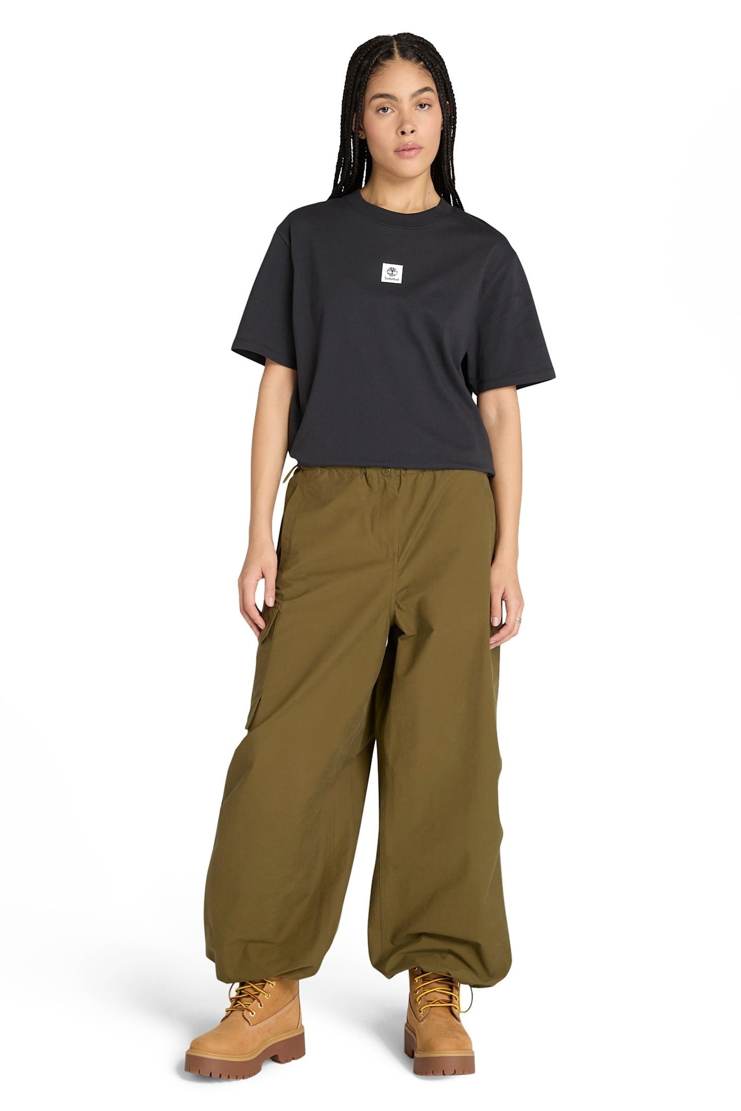 Timberland Short-sleeve Tee Black Maat: M | Tops Outlet | Dames | Zwart