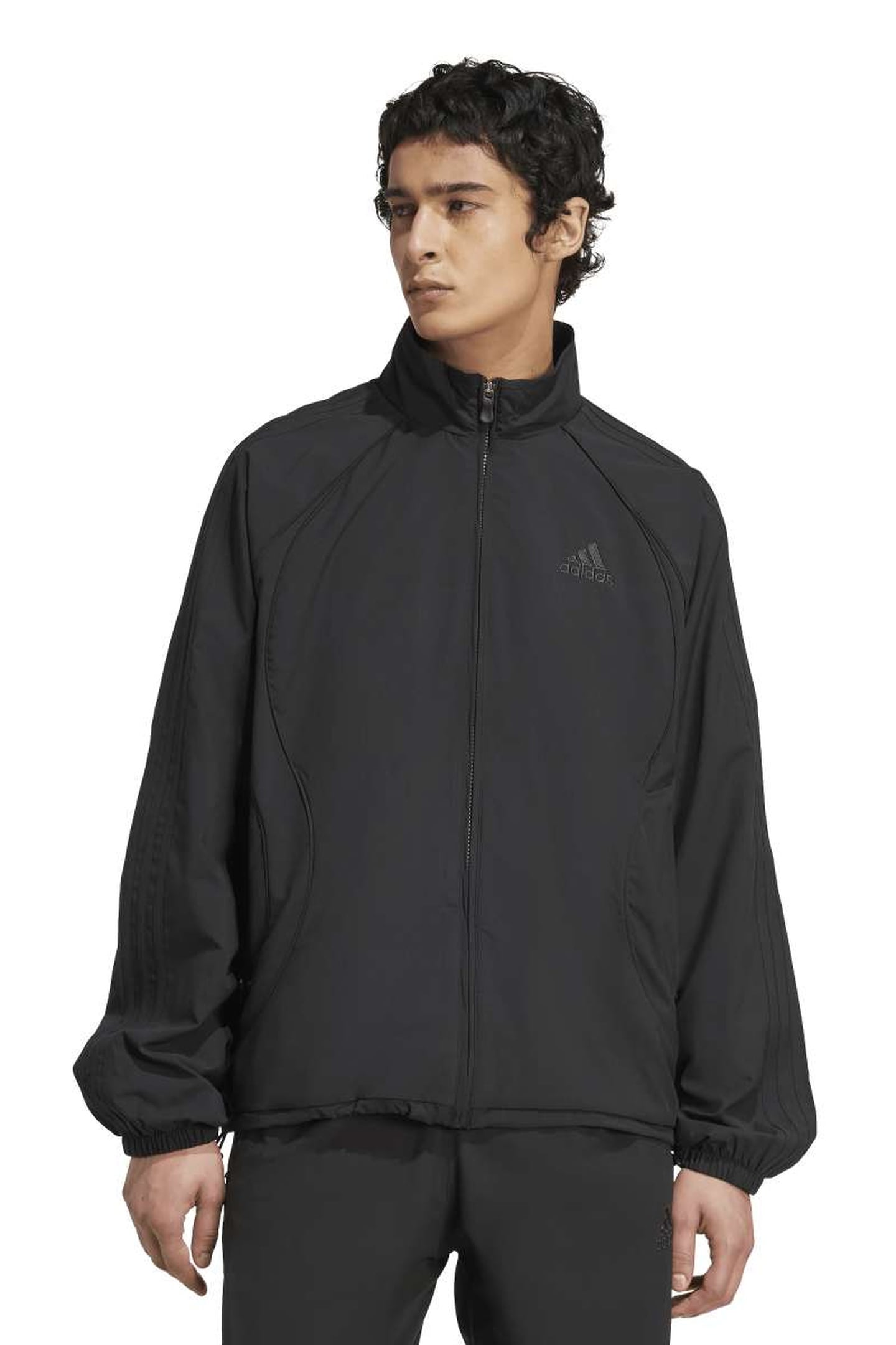 Adidas Unisex Originals Teamgeist Adicolor Tracktop Black Maat: M | Lichte Jassen Outlet | Unisex | Zwart