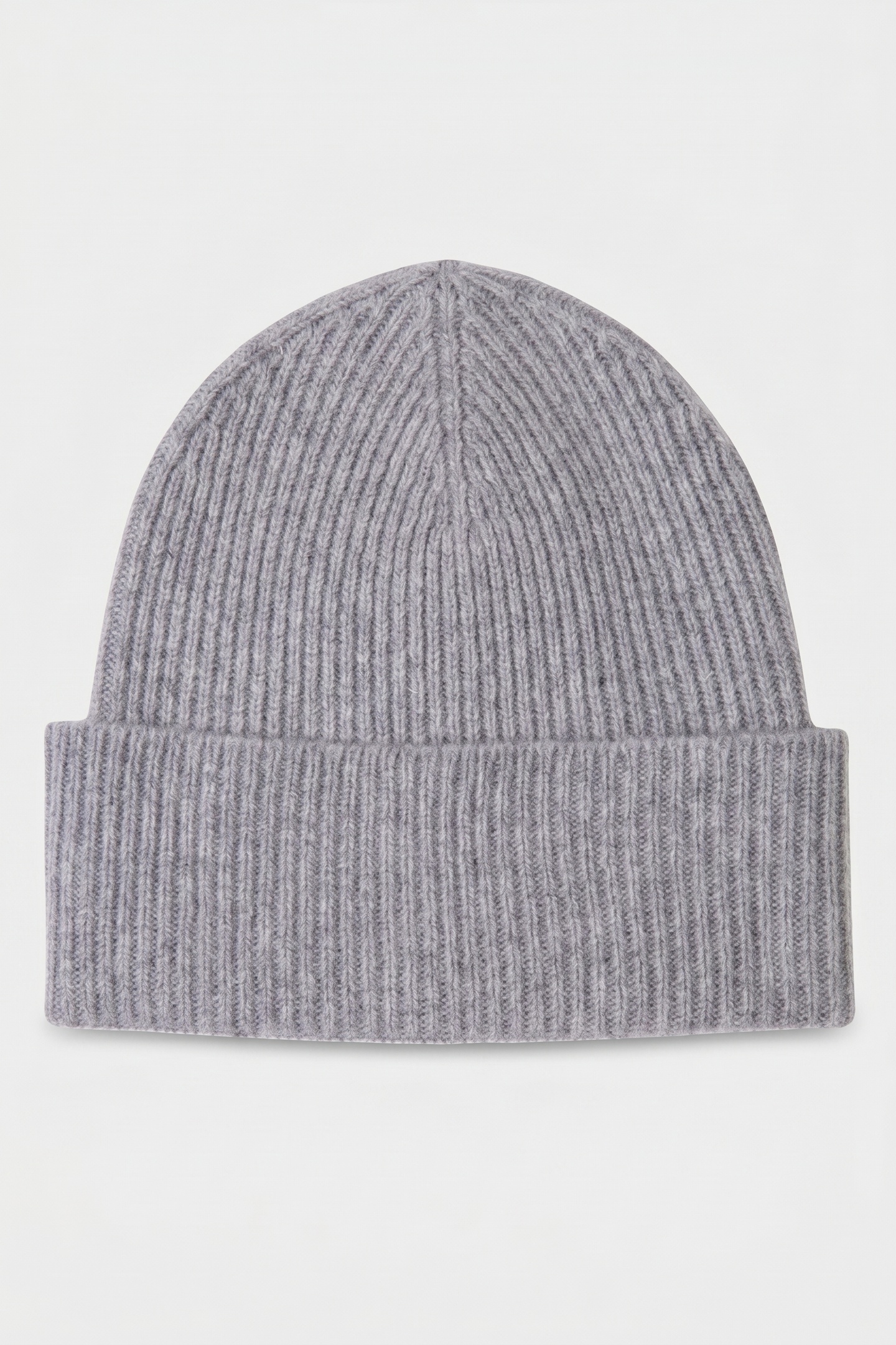 No Label Aspen Merino-cashmere Beanie Light Grey Maat: OS | Petten Outlet | Heren | Grijs