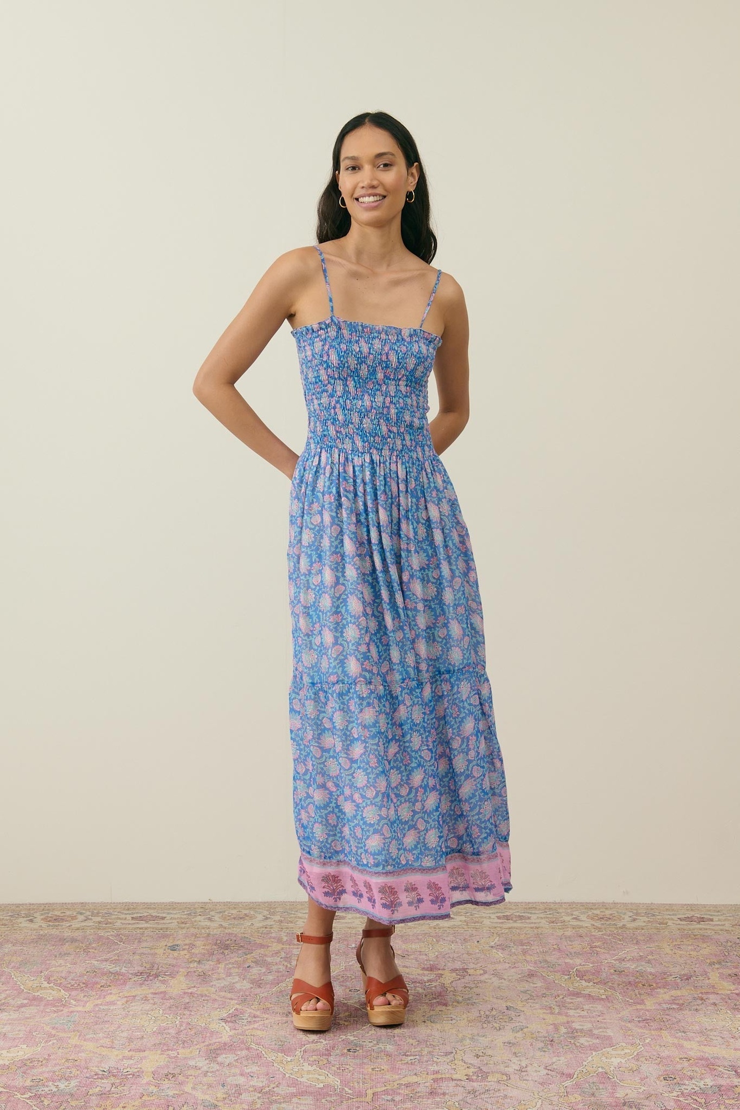Louise Misha Dress Marciane Blue Capri Cove Maat: 42 | Maxi Jurken Outlet | Dames | Blauw