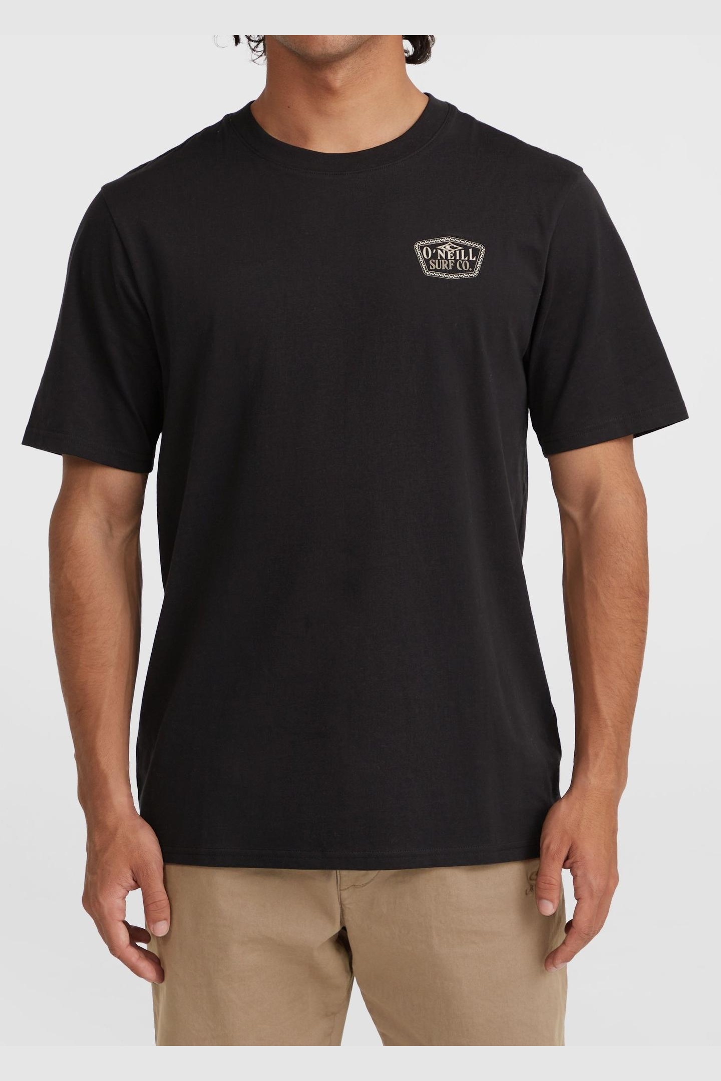 O'Neill  Small Chest Print T-shirt Black Out Maat: M | Basic T-Shirts Outlet | Heren | Zwart