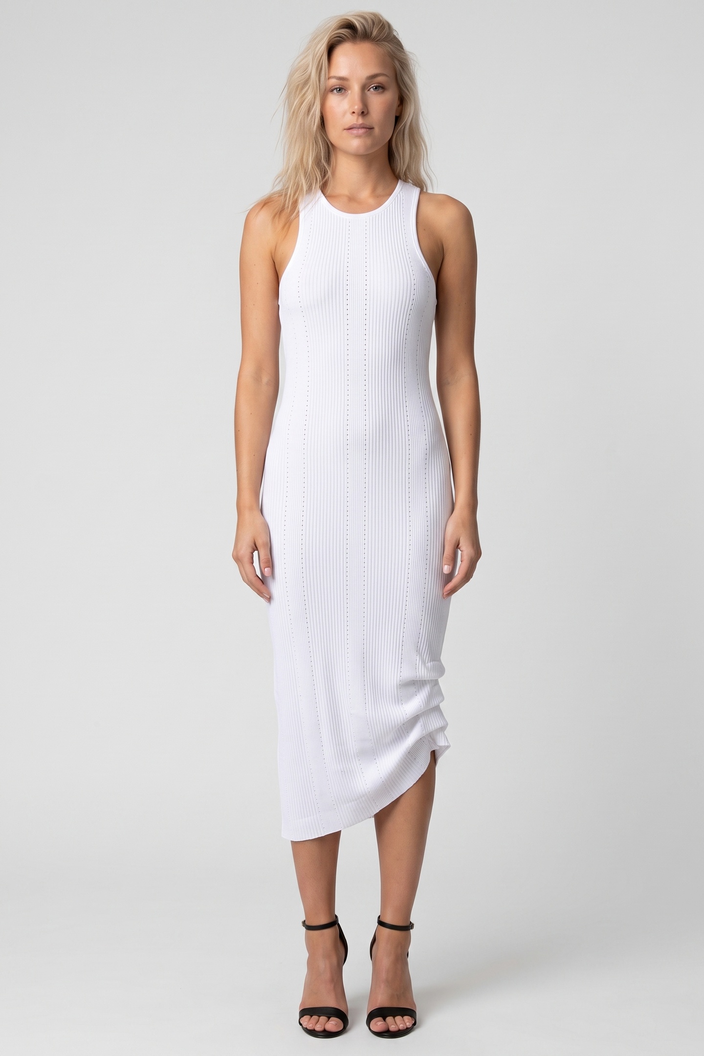 IRO Paris Debbie Dress White Maat: XS | Midi Jurken Outlet | Dames | Wit