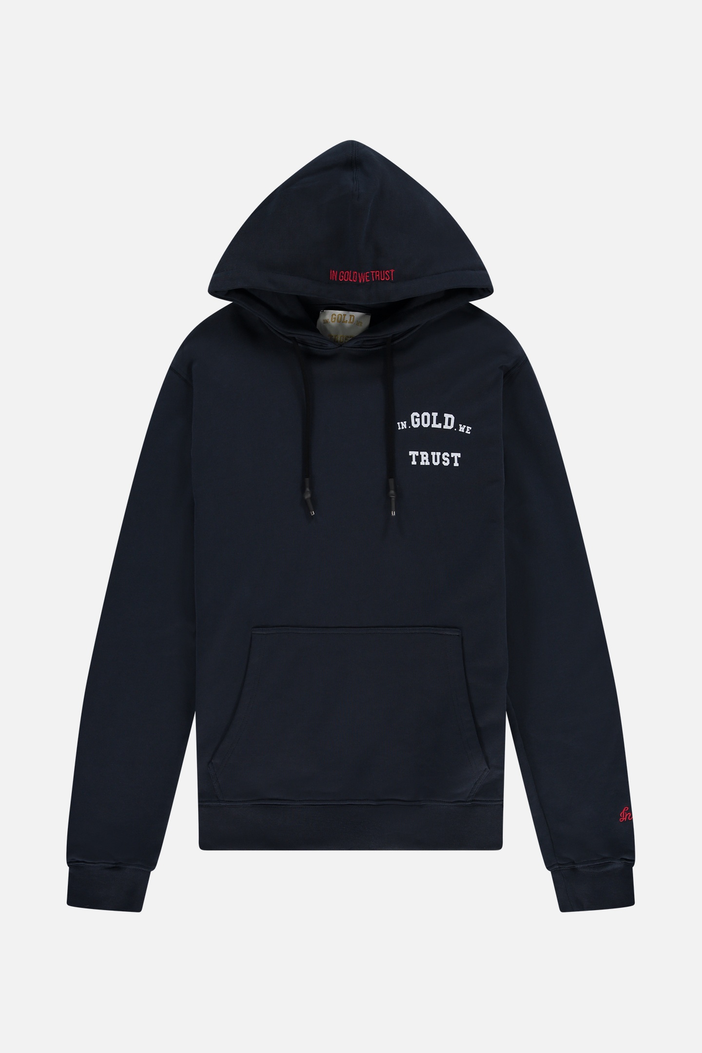In Gold We Trust The Notorious Navy Talla: M | Sudaderas con Capucha Outlet | Unisex | Azul