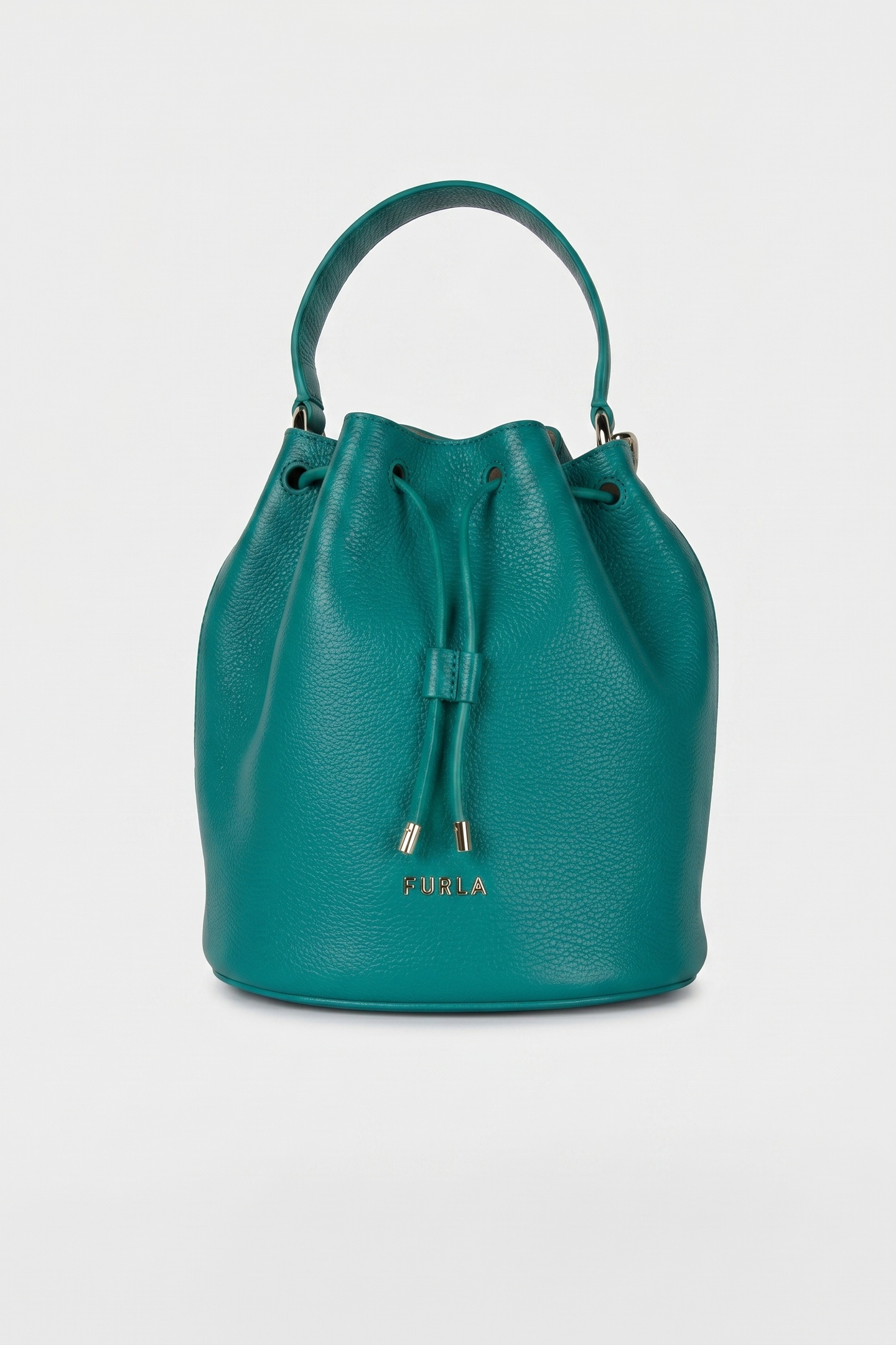 Furla Sleek Drawstring Smeraldo Maat: OS | Handtassen Outlet | Dames | Groen