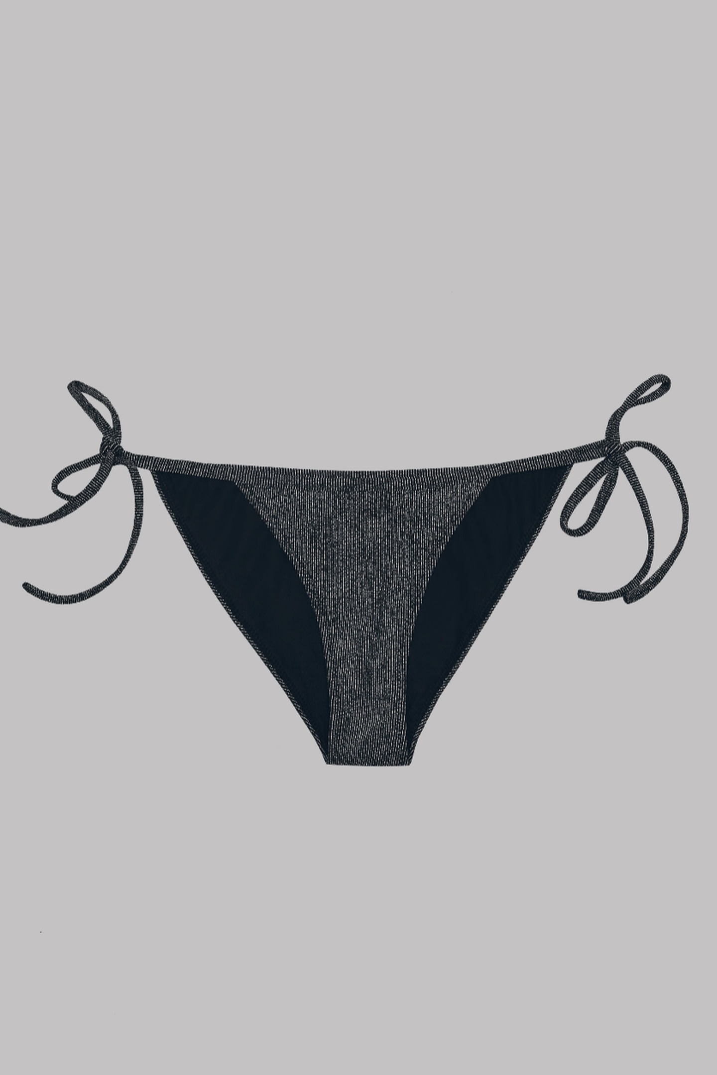 Mikuta The Black Sparkly Bikini Bottom Maat: XS | Bikini's Outlet | Dames | Zwart
