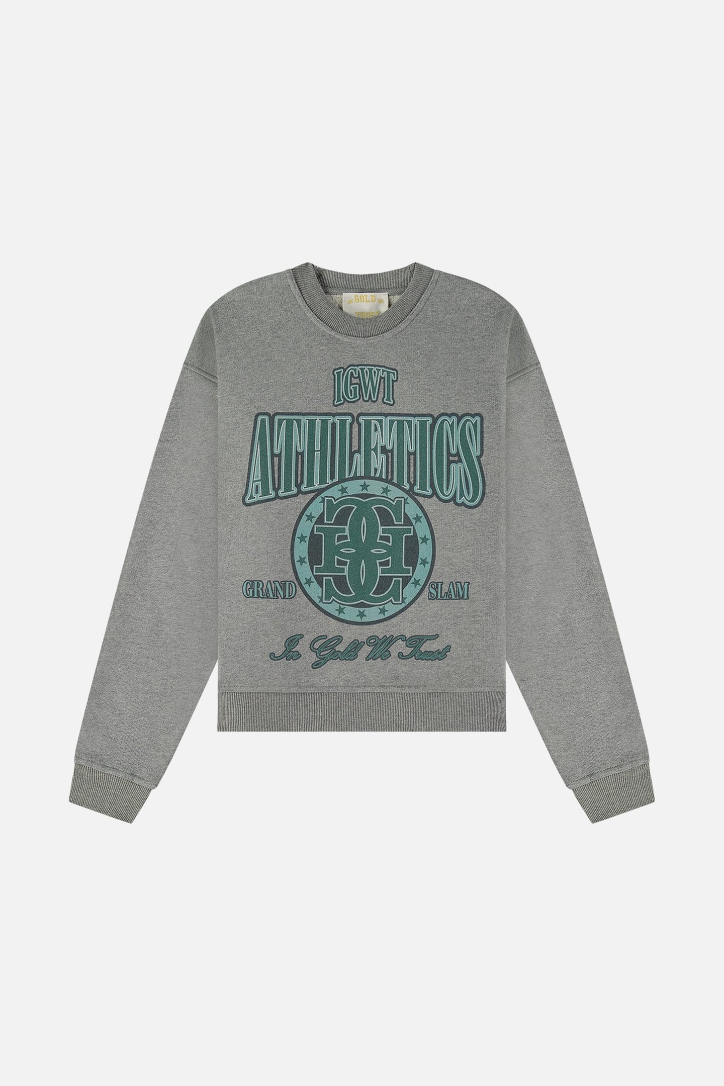 In Gold We Trust The Upscale Grey Melange Maat: XS | Sweaters Outlet | Unisex | Grijs