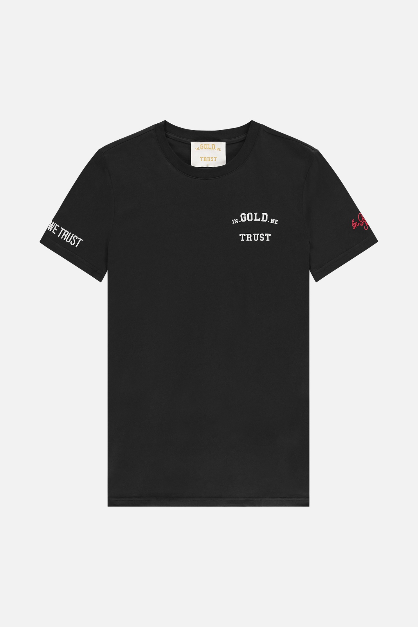 In Gold We Trust Kids The Pusha Jet Black Maat: 6 | T-Shirts Outlet | kids | Zwart