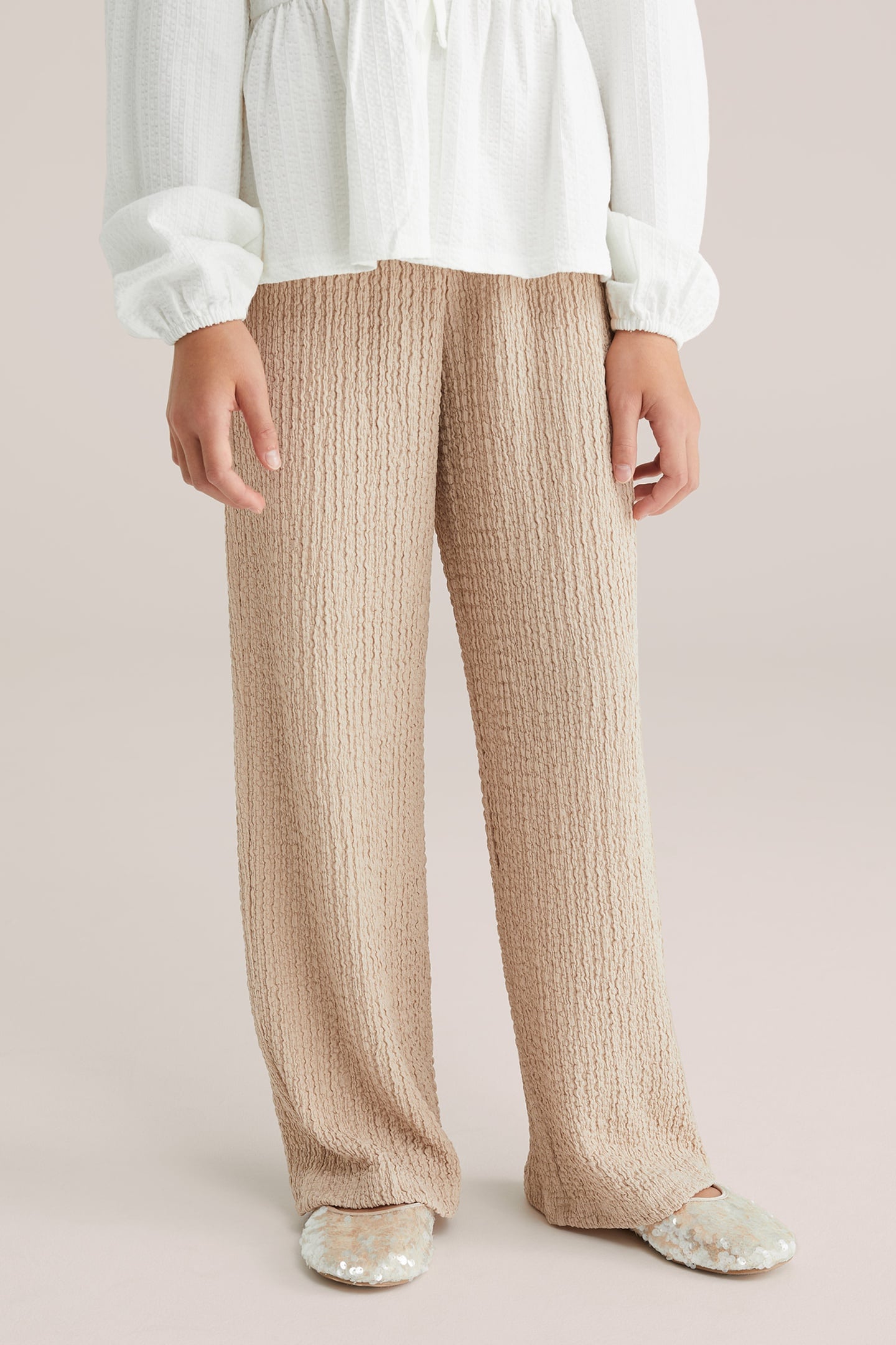 We Fashion Trouser Beige Maat: 134 | Broeken Outlet | kids | Beige