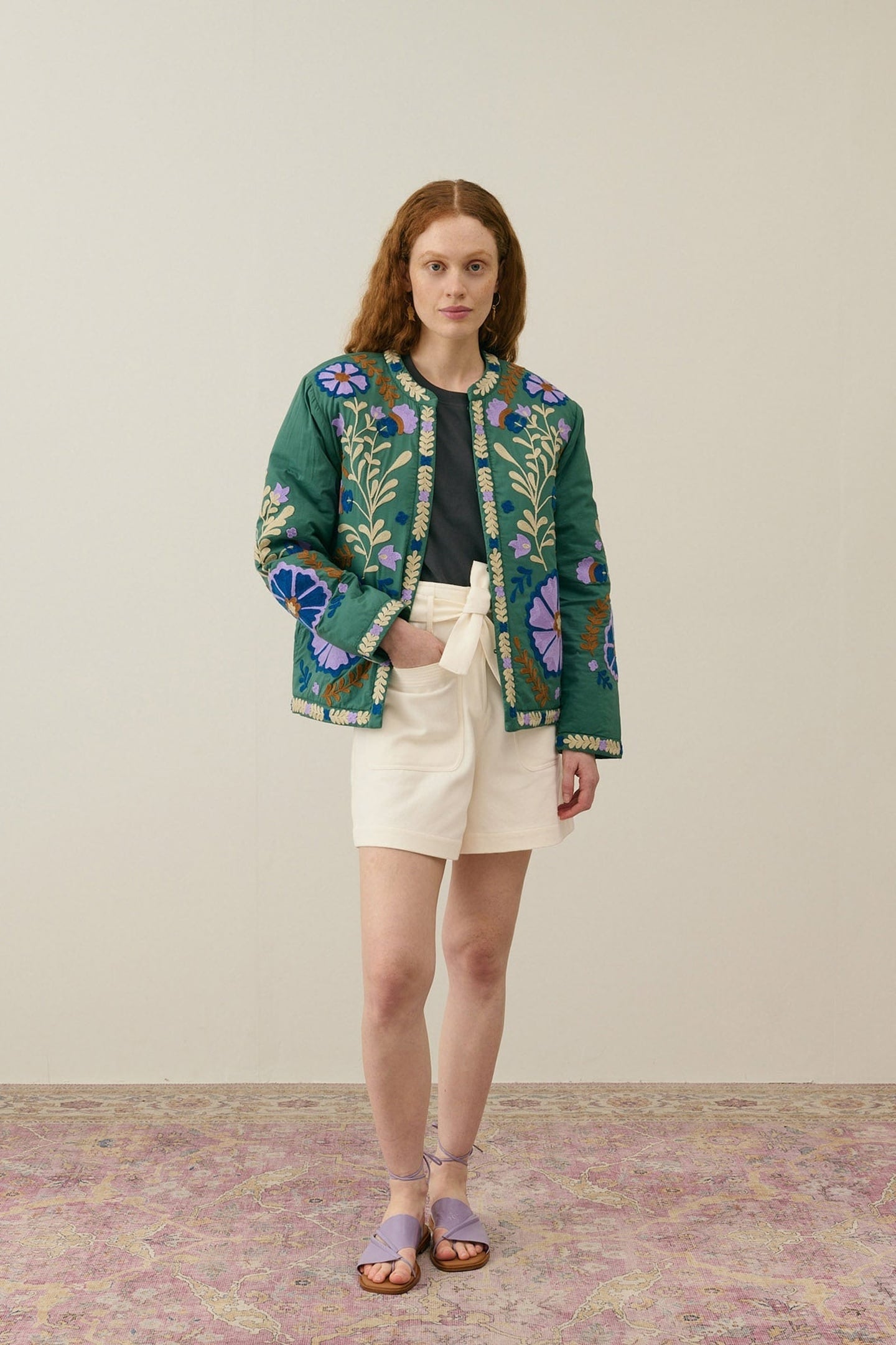 Louise Misha Jacket Nelie Tuscan Green Maat: 36 | Jassen Outlet | Dames | Groen