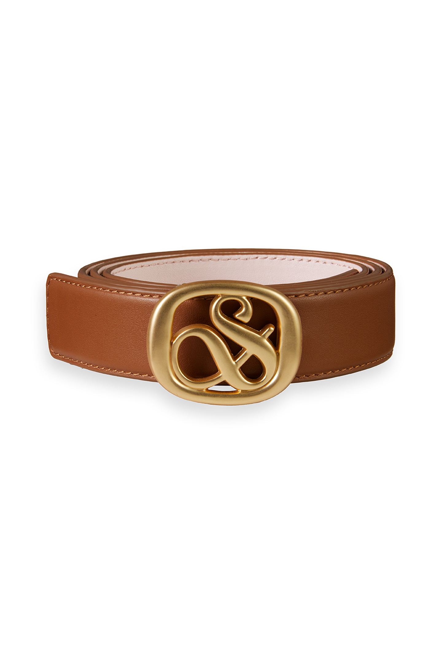 Scotch & Soda Reversible Ampersand Belt Cognac size M | Outlet | Women | Brown