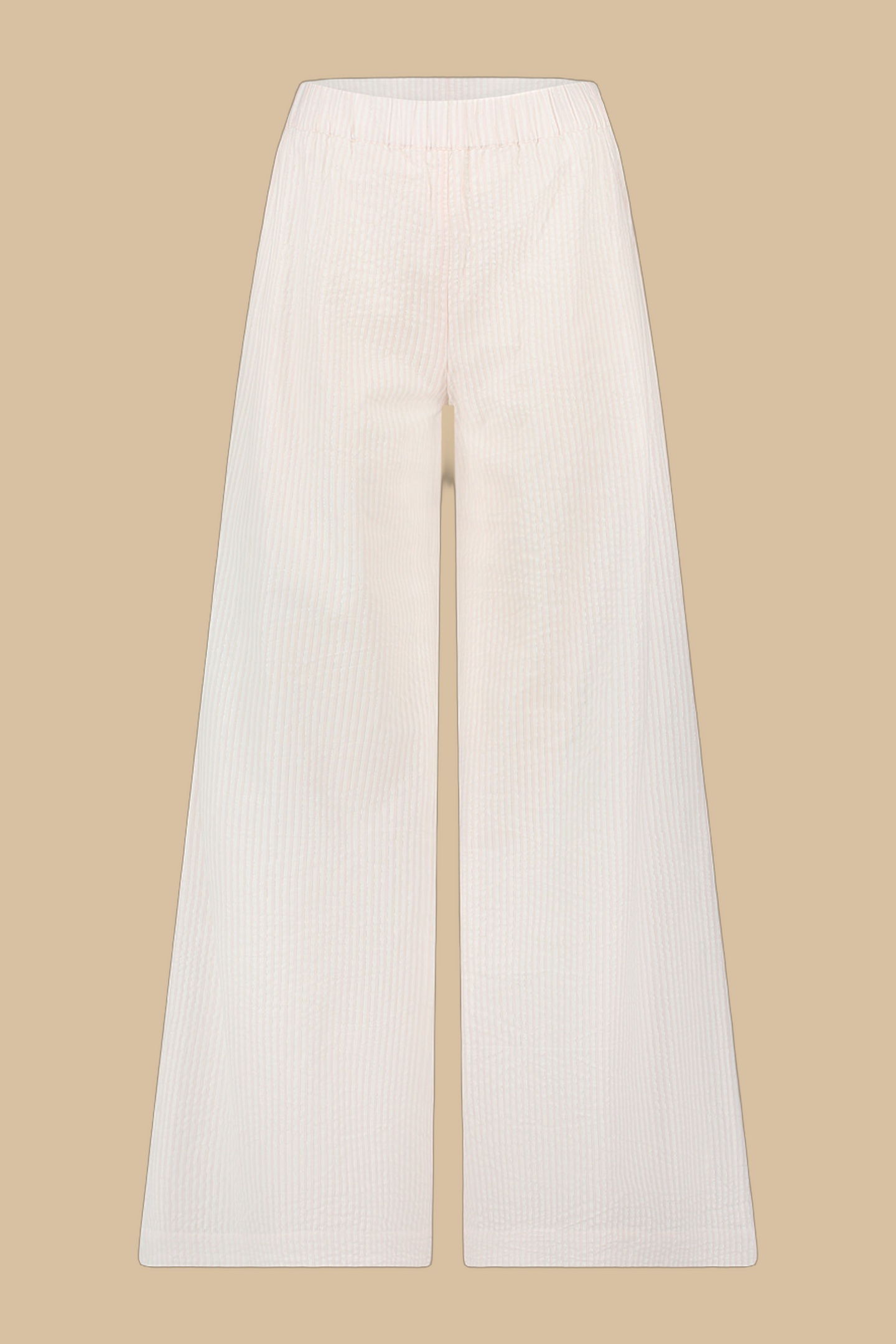 Circle of Trust Birdie Pants Aurora Pink Stripe Maat: M | Wijde Broeken Outlet | Dames | Wit