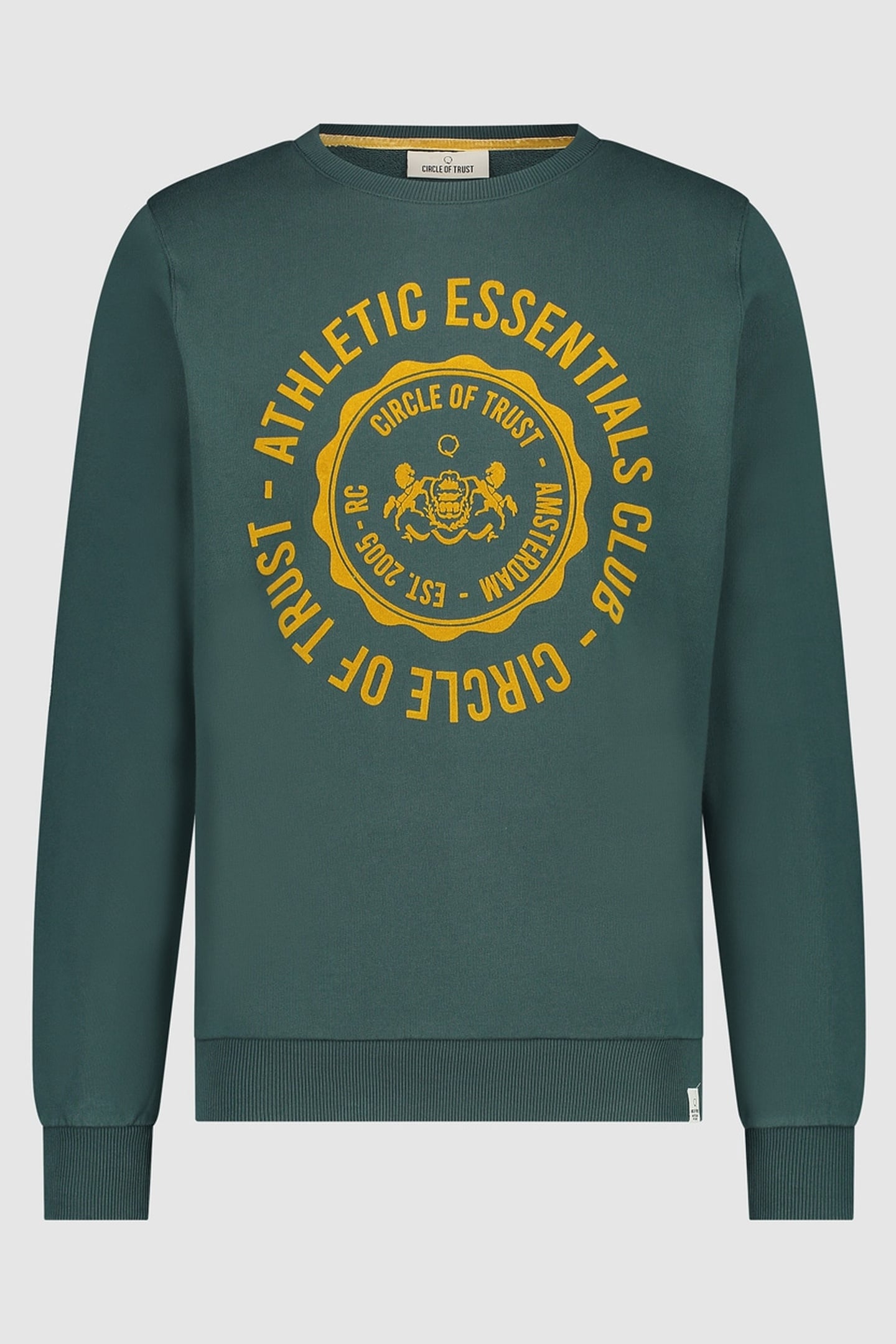 Circle of Trust Atletic Sweat Pine Tree Maat: S | Sweaters Outlet | Heren | Groen