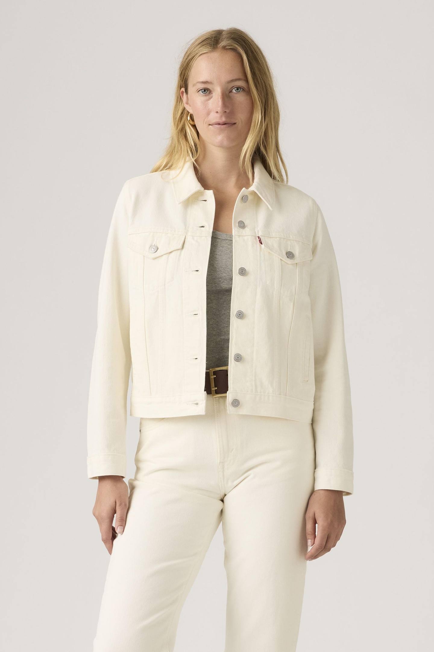 Levi's Original Trucker Jacket Maat: M | Spijkerjassen Outlet | Dames | Wit