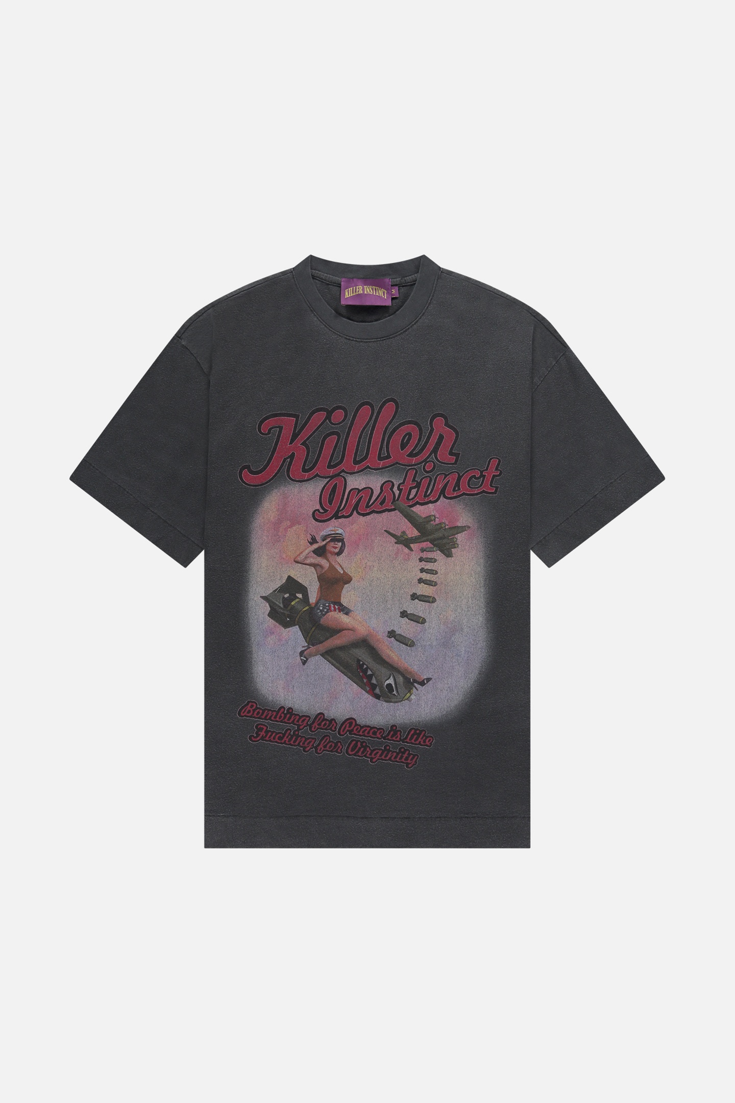 In Gold We Trust Killer Bombshell Dark Grey Maat: L | Tops Outlet | Unisex | Zwart