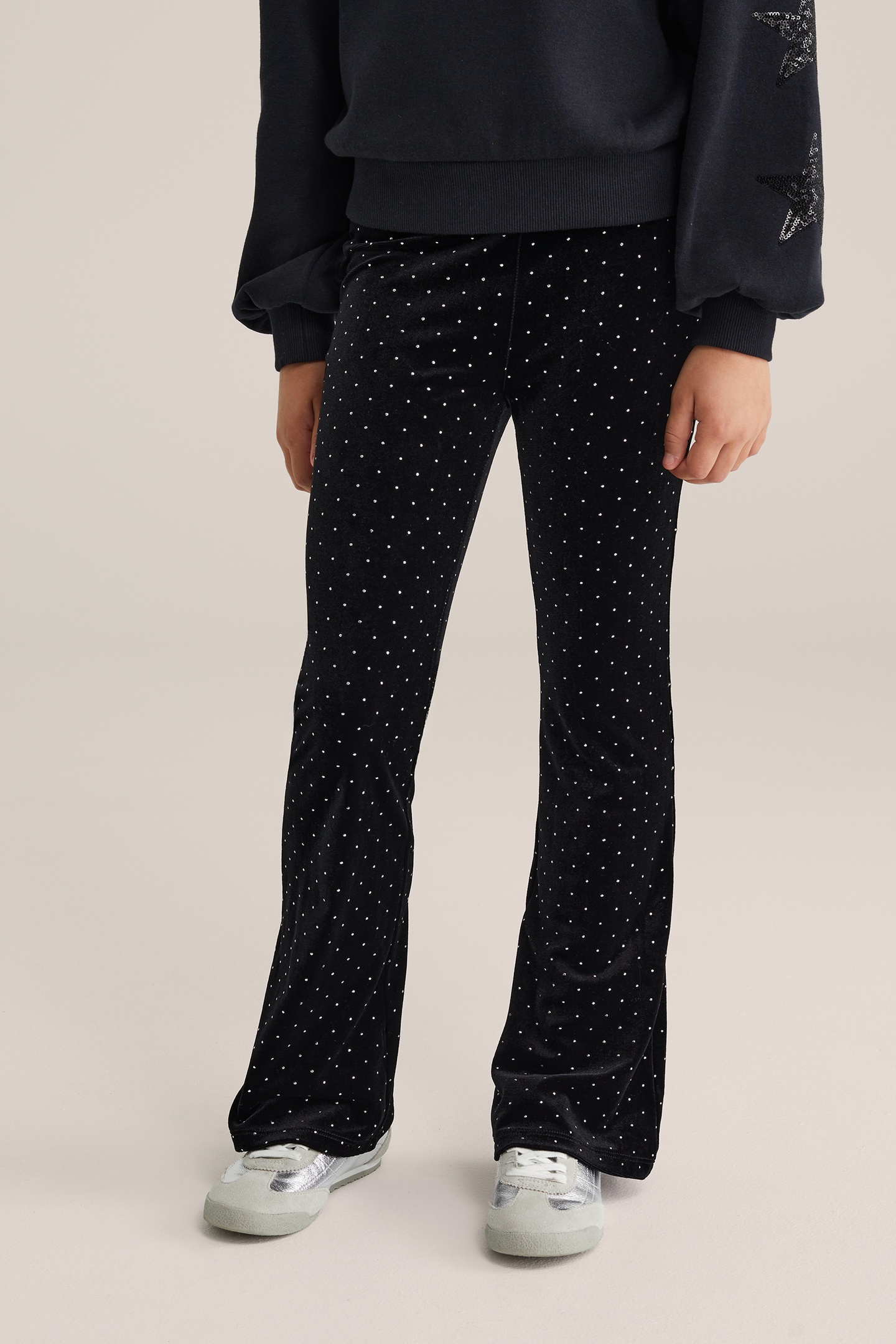 We Fashion Trouser Black Taille: 128 | Pantalons Outlet | kids | Le Noir